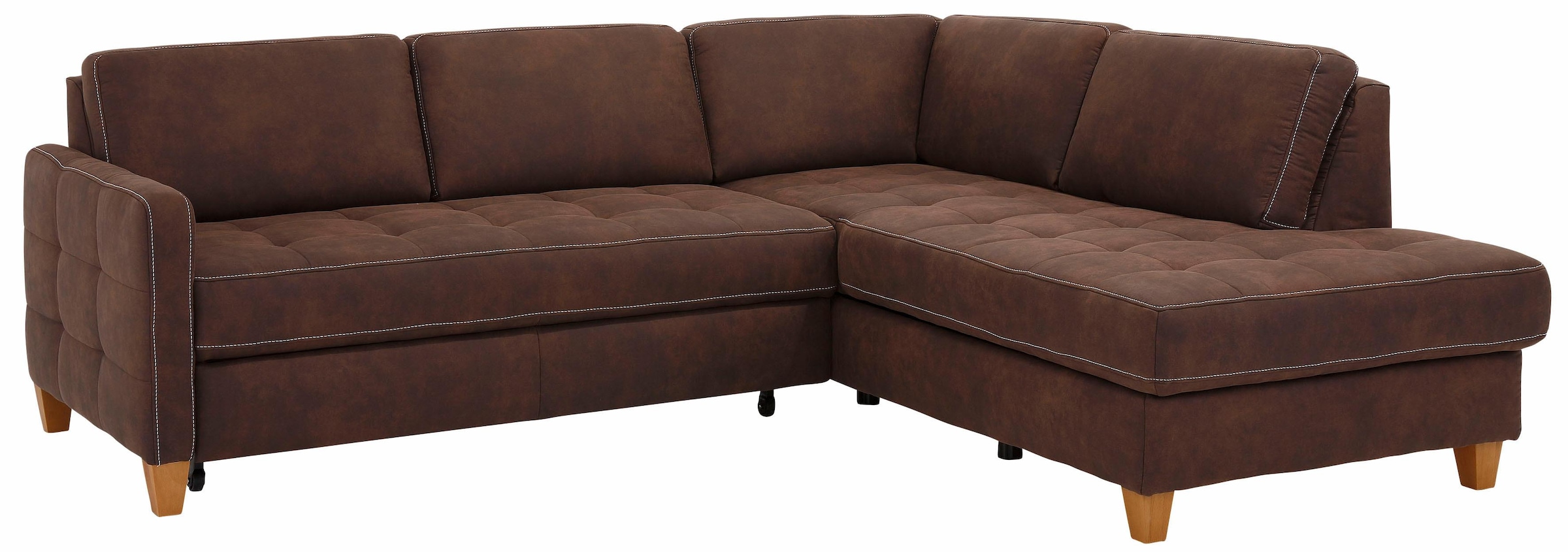 Home affaire Ecksofa »Earl L-Form«, wahlweise auch mit Bettfunktion oder Bettfunktion mit Bettkasten