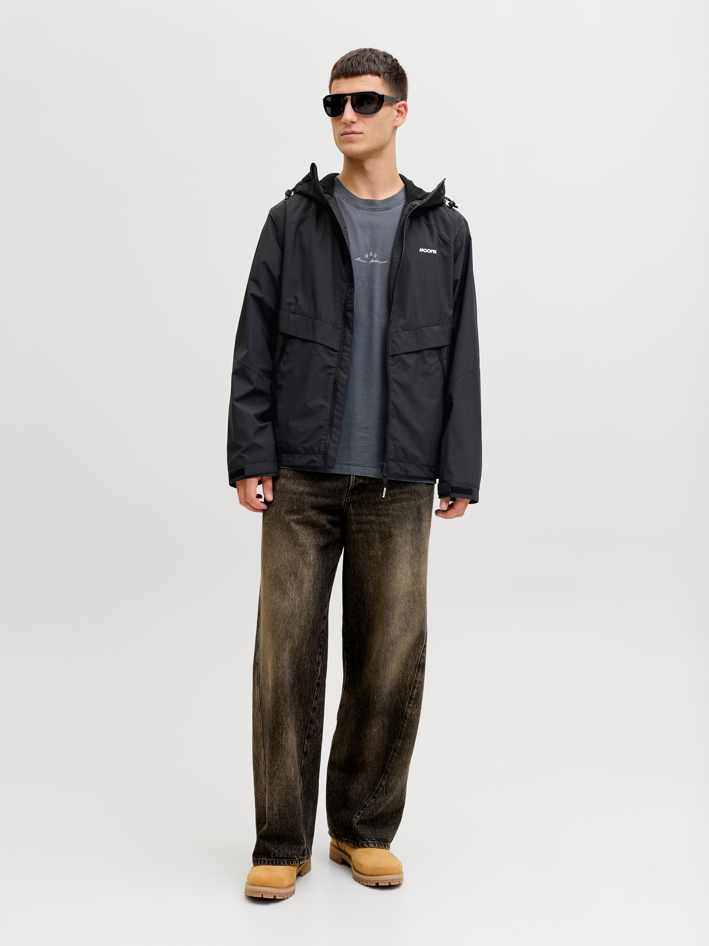 Jack & Jones Outdoorjacke »JCOCLUB LIGHT JACKET SN« mit Kapuze