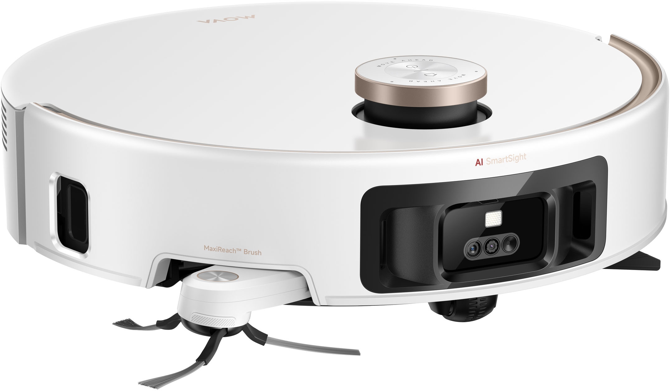 Mova Saugroboter »Z60 Ultra Roller Complete, App- & Sprachsteuerung,« Vollautomatische Basisstation, Anti-Verhedderungsbürste,