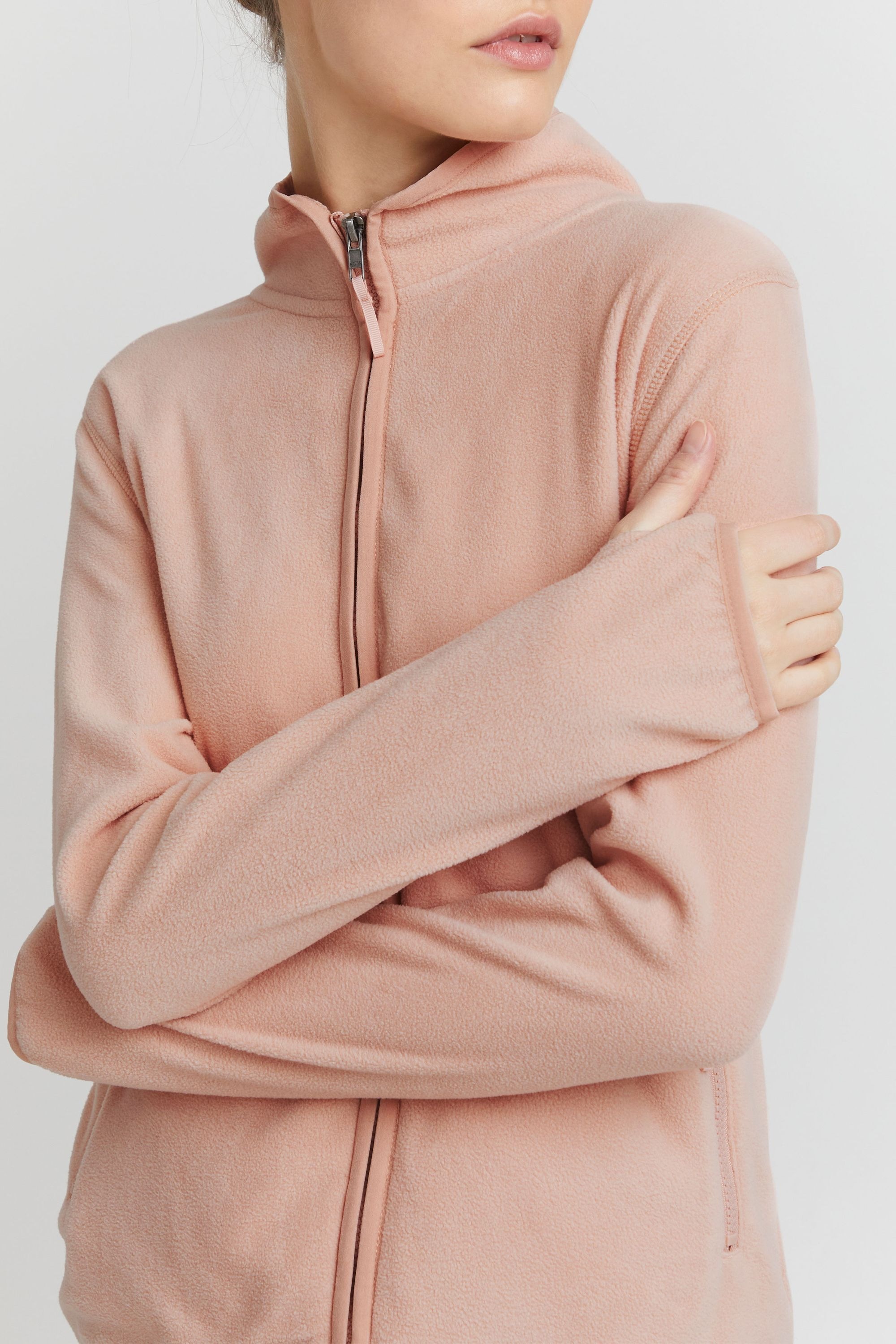 OXMO Fleecejacke »Fleecejacke OXRikka«, ohne Kapuze