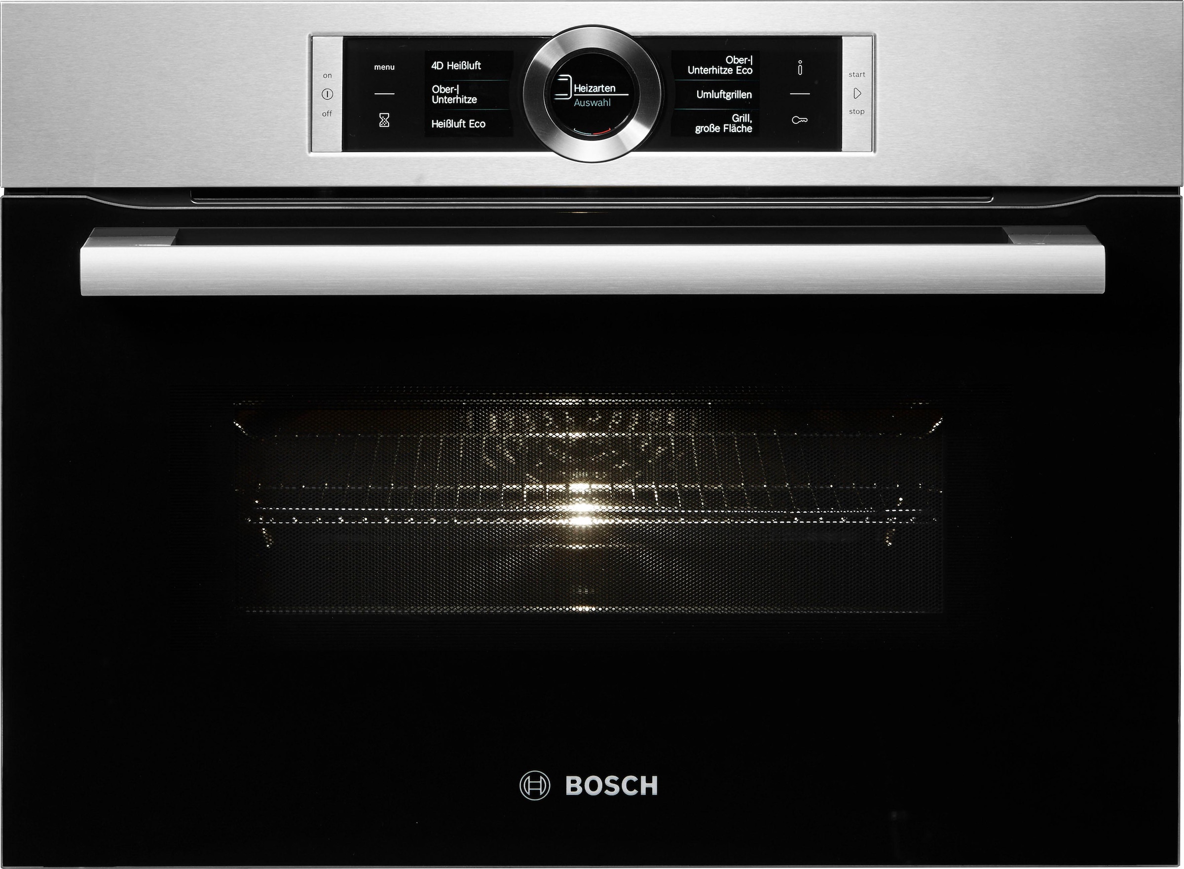 BOSCH Backofen mit Mikrowelle  »CMG636BS1«, ecoClean Direct
