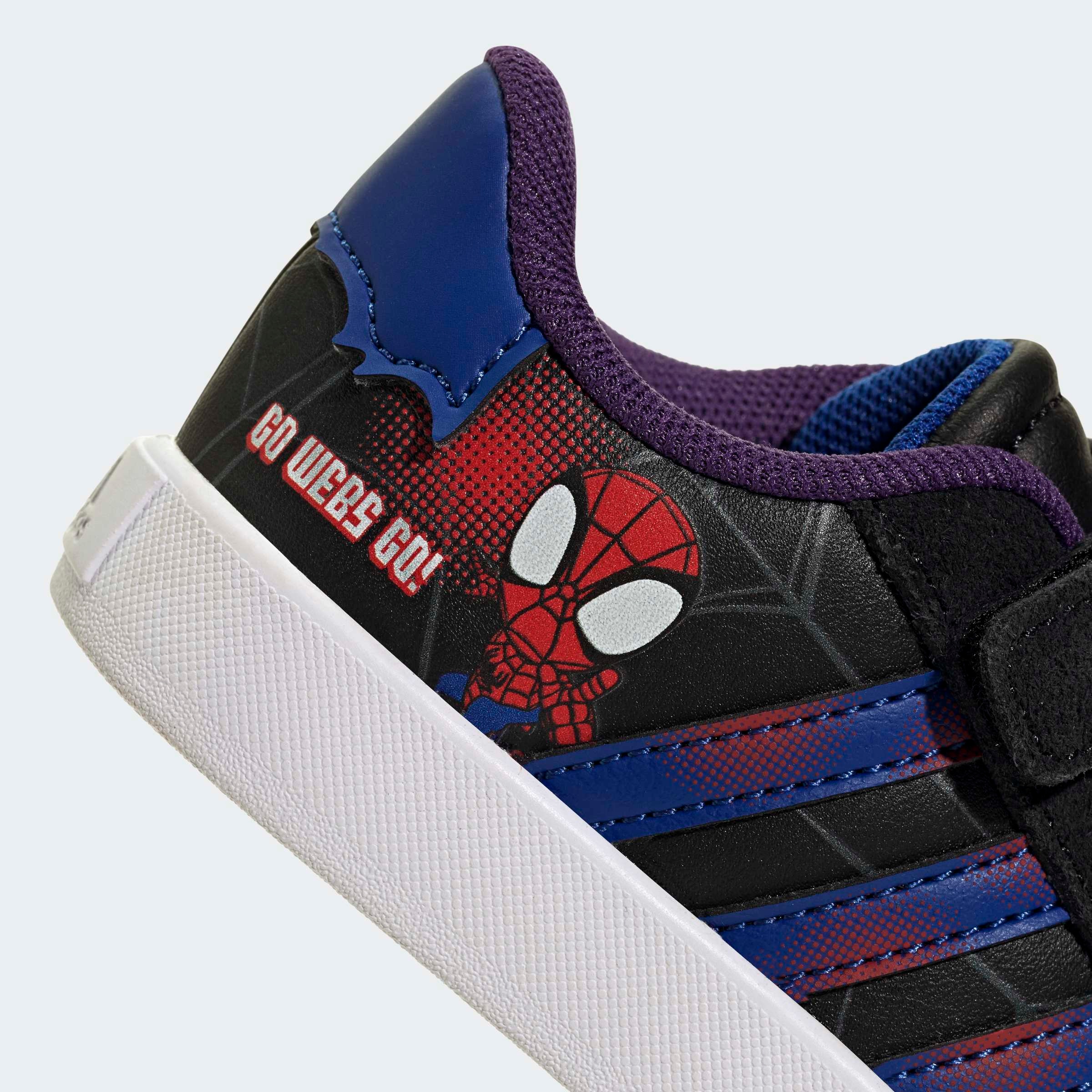 adidas Sportswear Sneaker »VL COURT SPIDER-MAN CF I«  Design auf den Spuren des adidas Samba, für Kinder