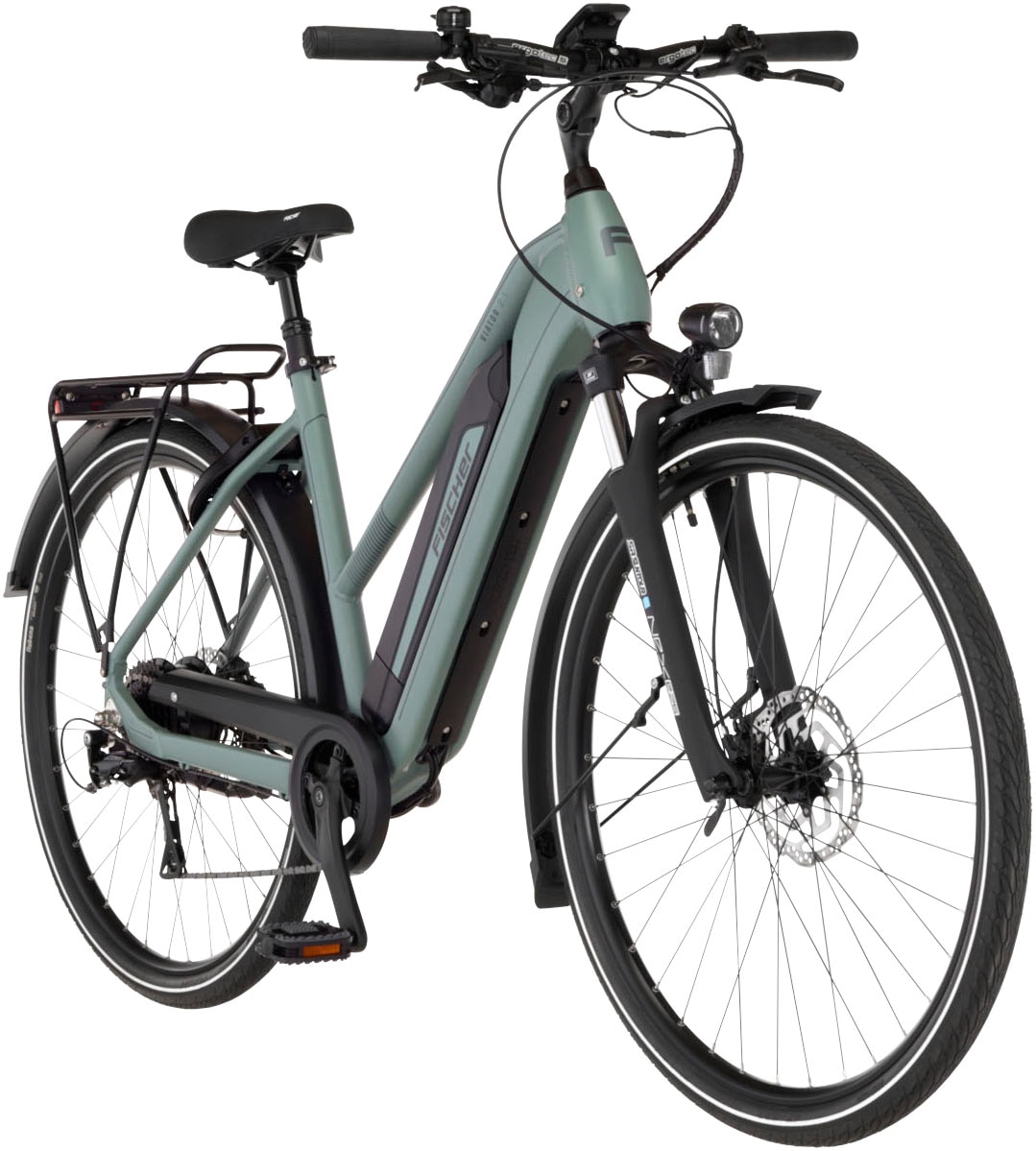 FISCHER Fahrrad »VIATOR 2.1 459 ACTIVE« 8 Gang Shimano ACERA Schaltwerk Heckmotor mit Akku-Ladegerät | mit Werkzeug,  Pedelec, Elektrofahrrad für Damen und Herren