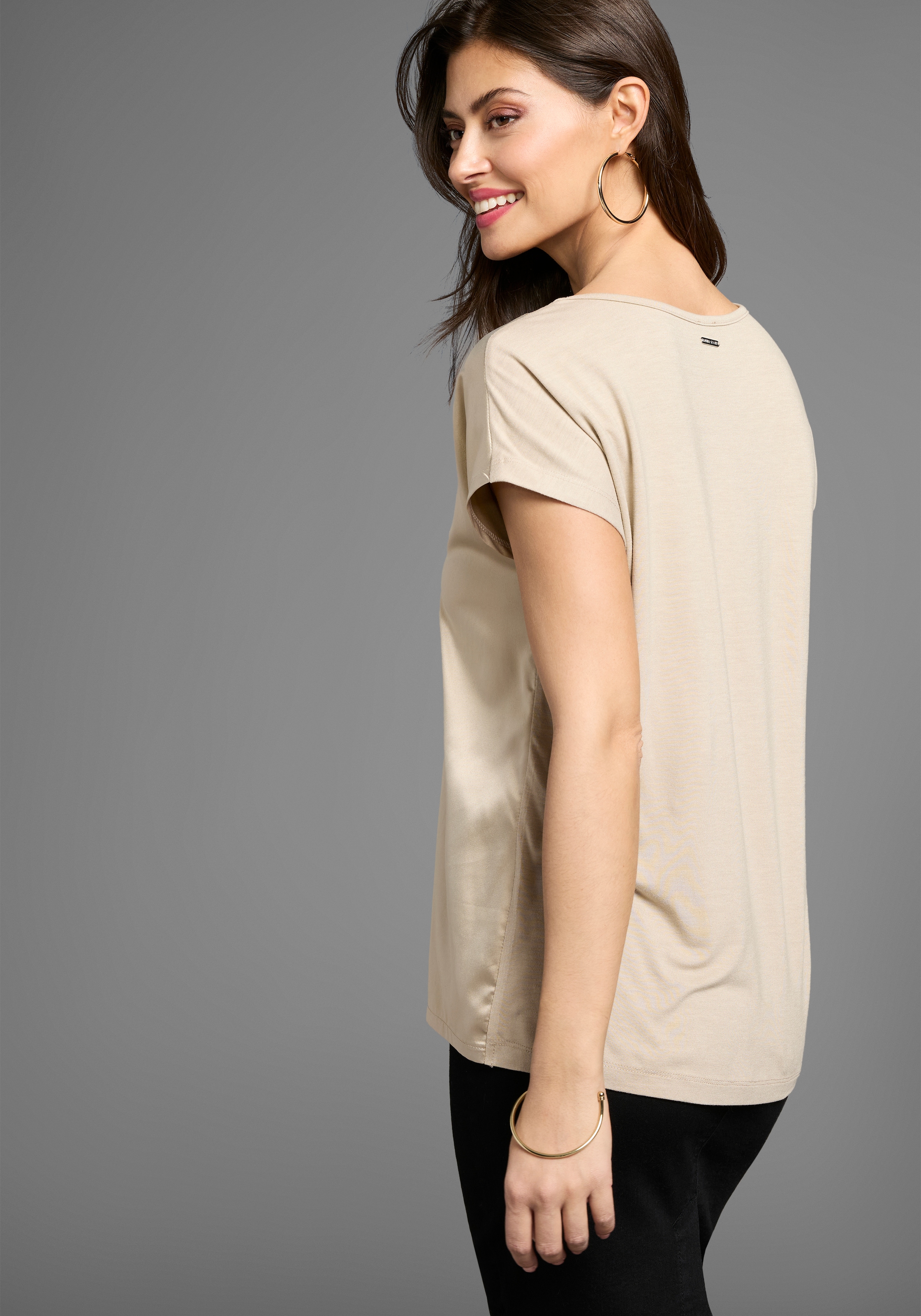 Laura Scott Shirtbluse, mit Spitze und Materialmix - NEUE KOLLEKTION