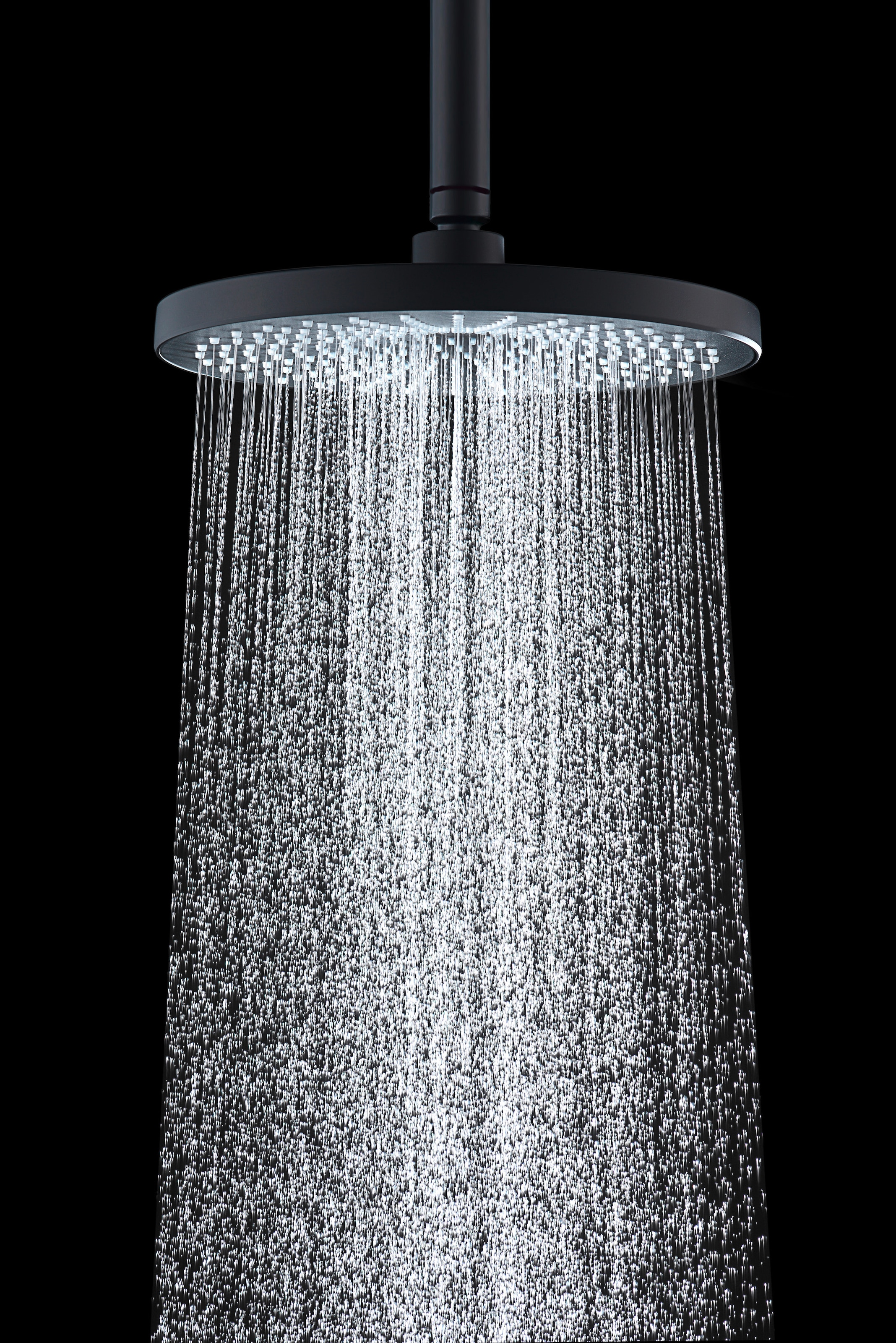 WENKO Regenduschkopf »Ultimate Shower«, (1 tlg.), Schwarz/Grau, Ø 25 cm