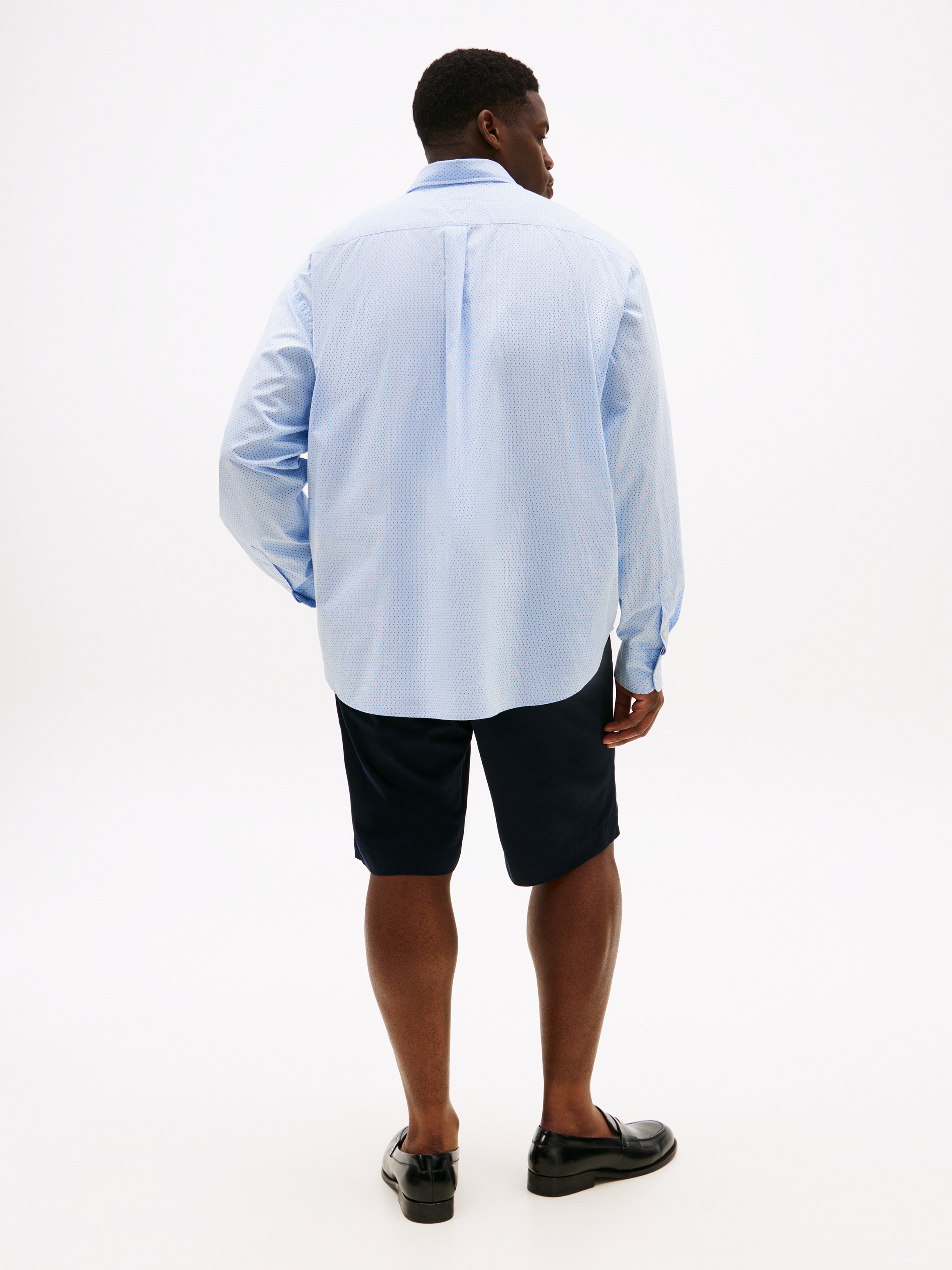 Tommy Hilfiger Big & Tall Langarmhemd »BT-FLEX POPLIN MINI PNT RF SRT-B«, Große Größen