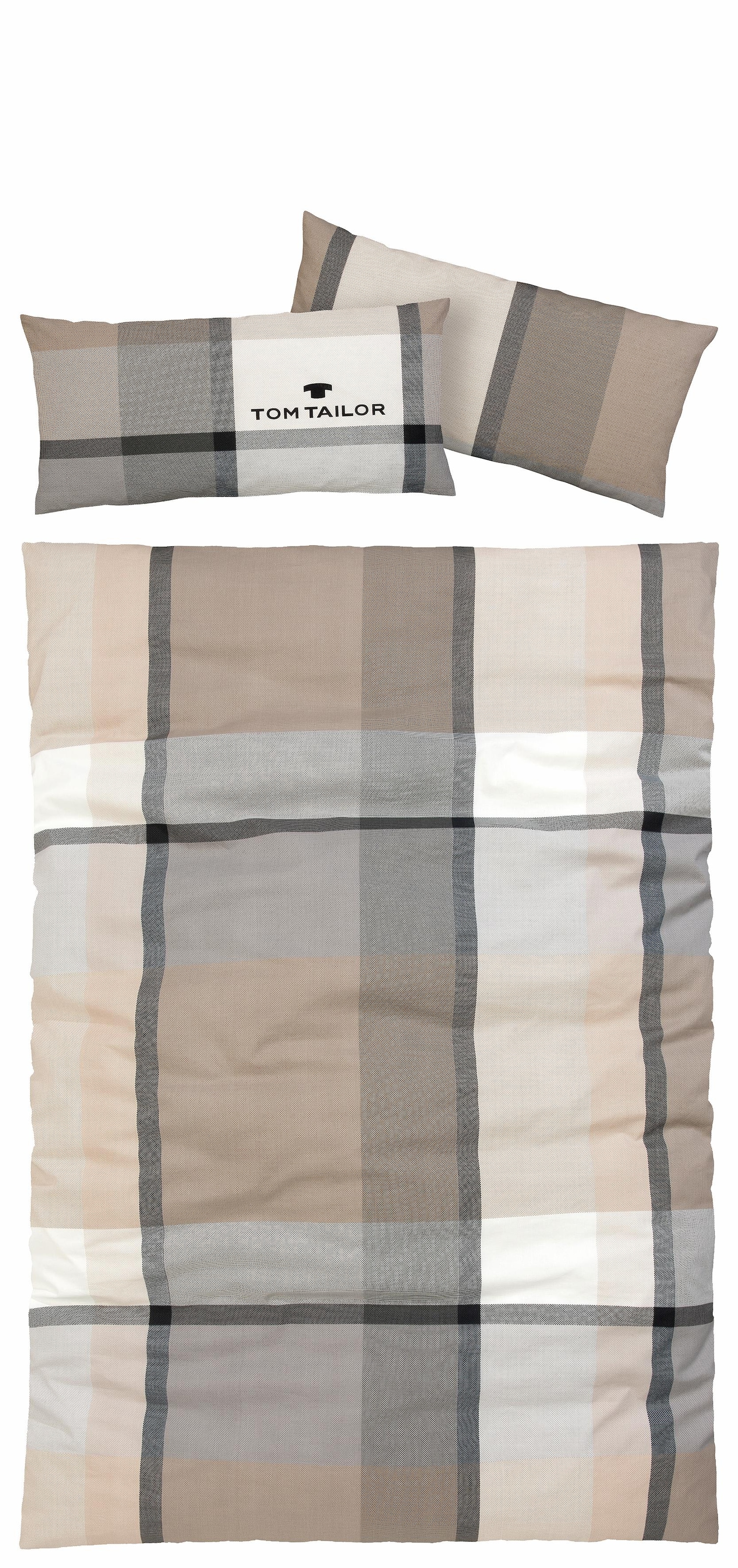 TOM TAILOR HOME Bettwäsche »Lenny in Gr. 135x200 oder 155x220 cm«, mit GRATIS-Zugabe: Kissenhülle