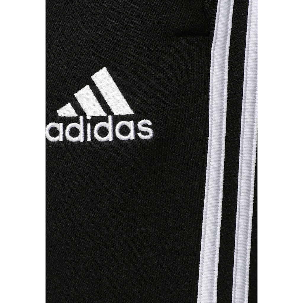 adidas Sportswear Sporthose »ESSENTIALS FLEECE FITTED 3STREIFEN HOSE«, (1 tlg.)