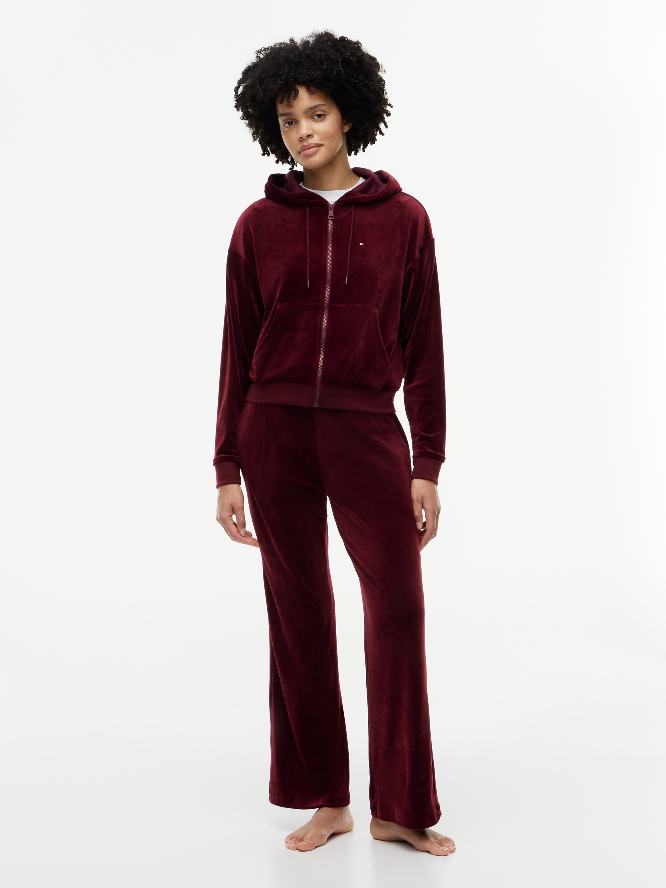 Tommy Hilfiger Kapuzensweatjacke »RWB TIPPING TRACK«