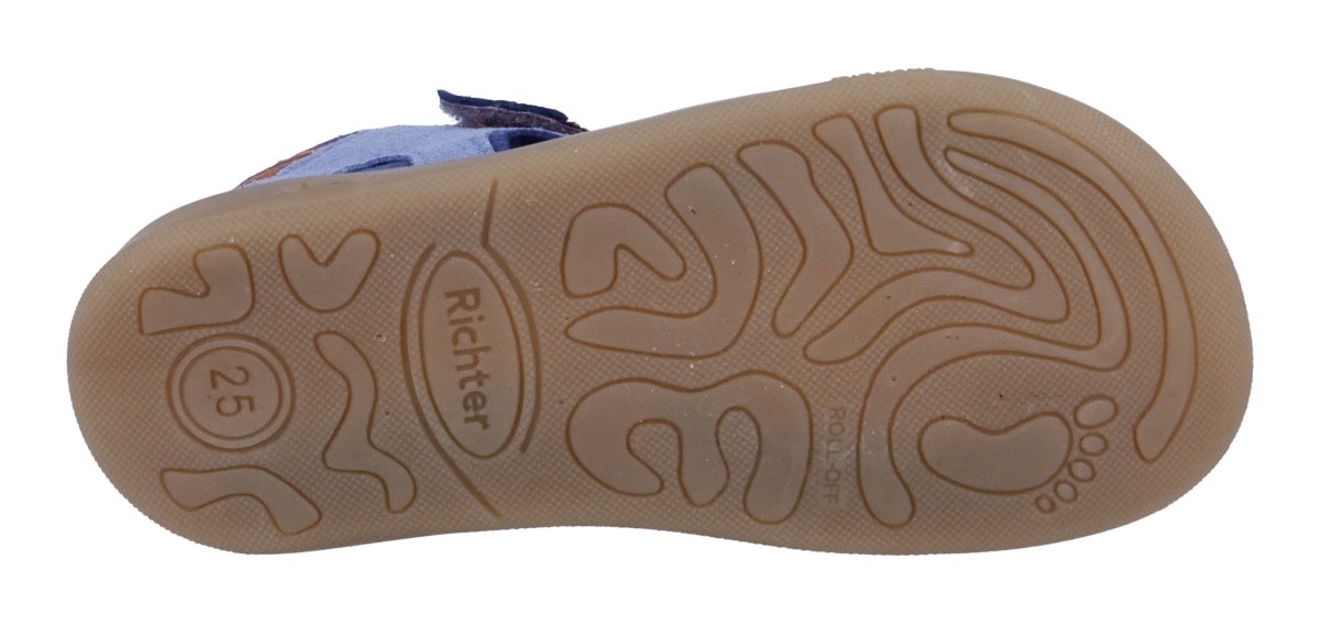 Richter Barfußschuh »Lucky«  Kinderschuh, Größenschablone zum Download, mit WMS