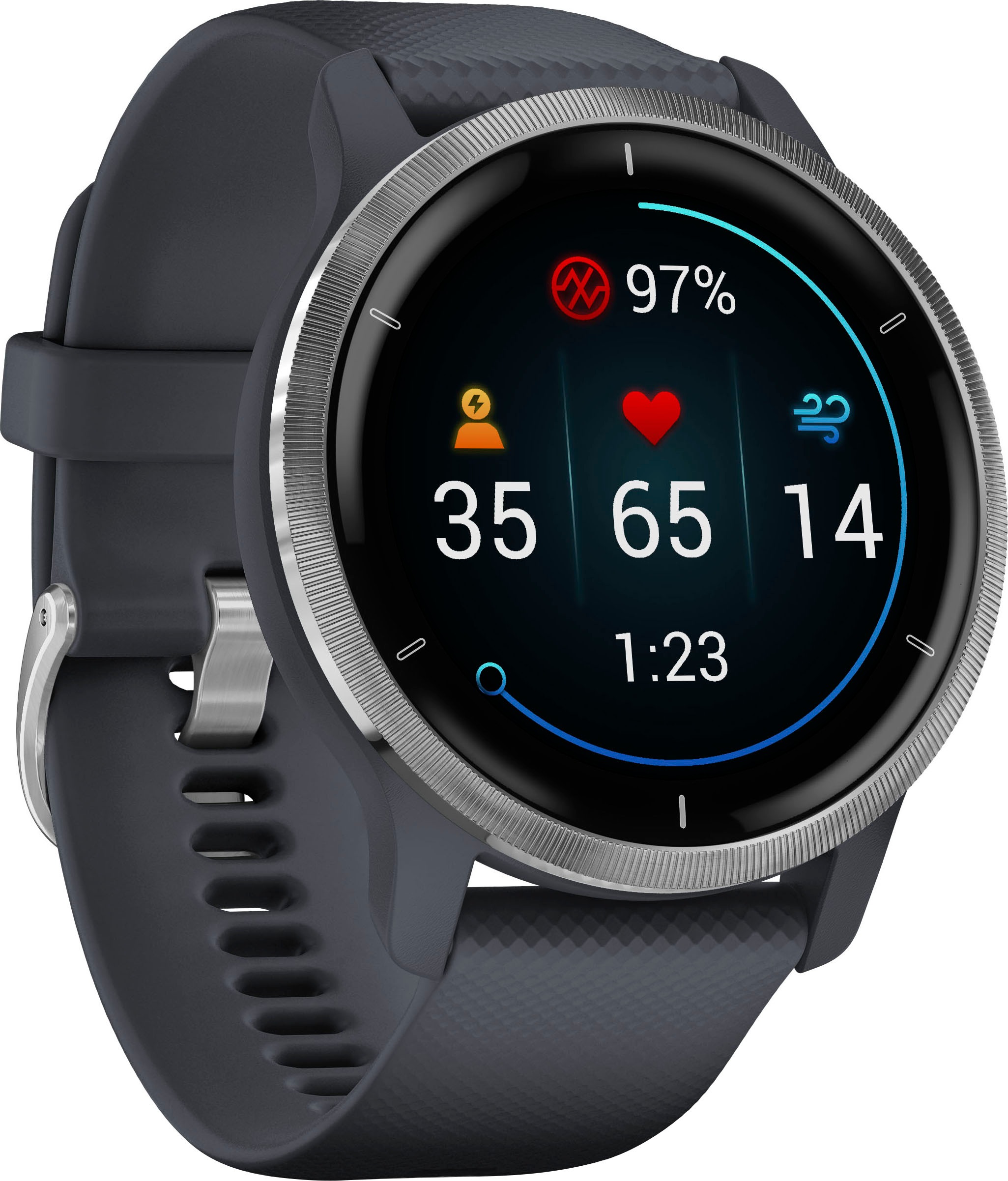 Garmin Smartwatch »Venu 2«, (25 vorinstallierten Sport-Apps)
