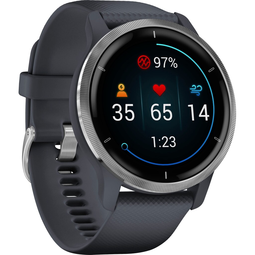 Garmin Smartwatch »Venu 2«, (25 vorinstallierten Sport-Apps)