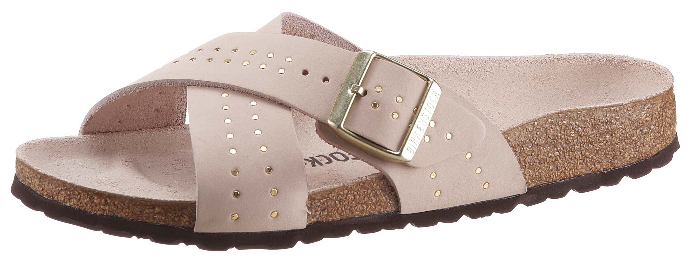 Birkenstock Pantolette »Siena«, mit Kreuzbandage, aus Leder