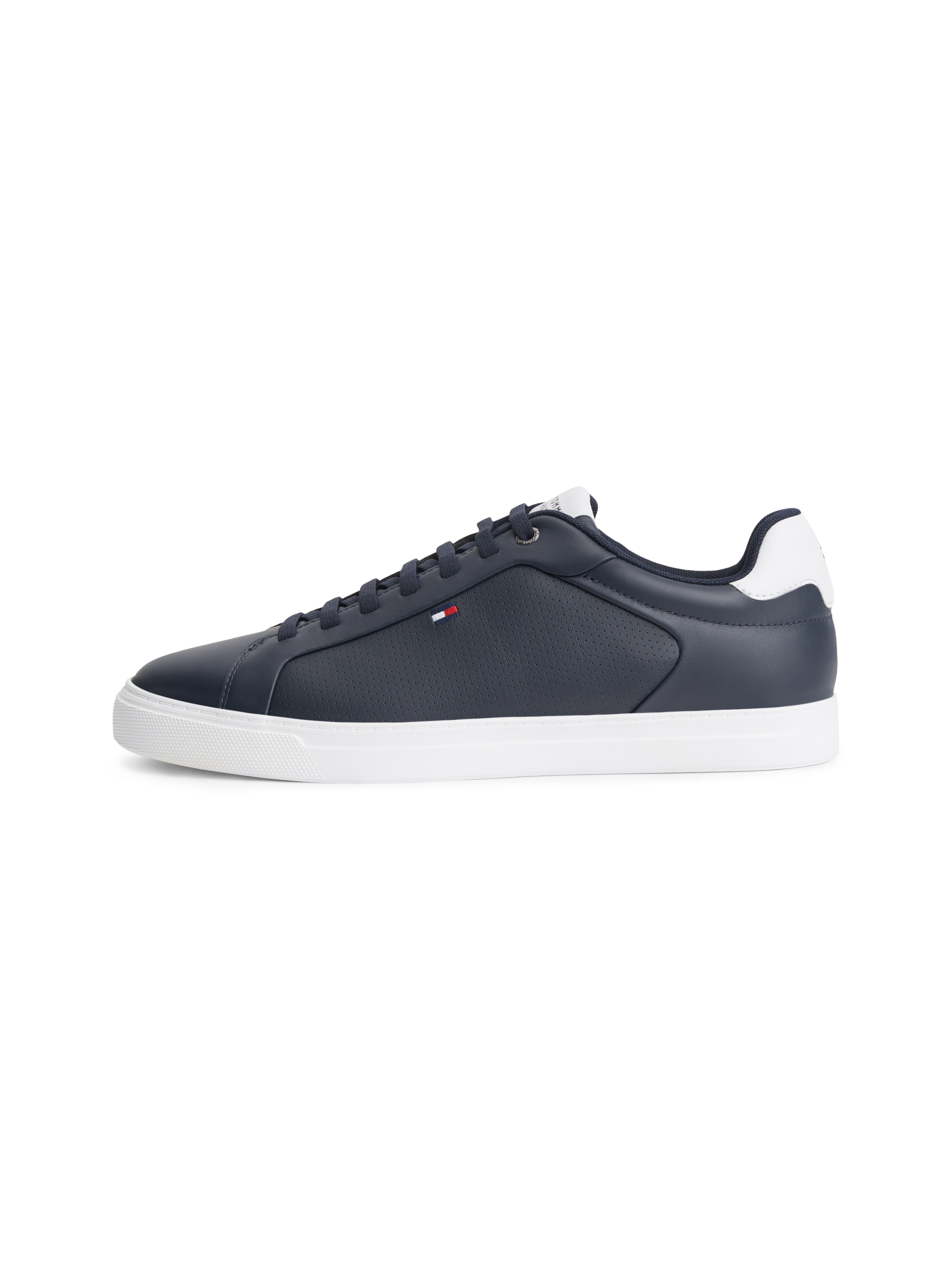 Tommy Hilfiger Sneaker »ICON COURT LIGHT LEATHER«  Freizeitschuh, Halbschuh, Schnürschuh mit dezenten Ziernähten