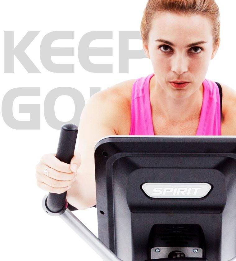 Spirit Fitness Ergometer »XBU 55«, Schwungmasse ca. 22 kg, 20 Widerstandsstufen
