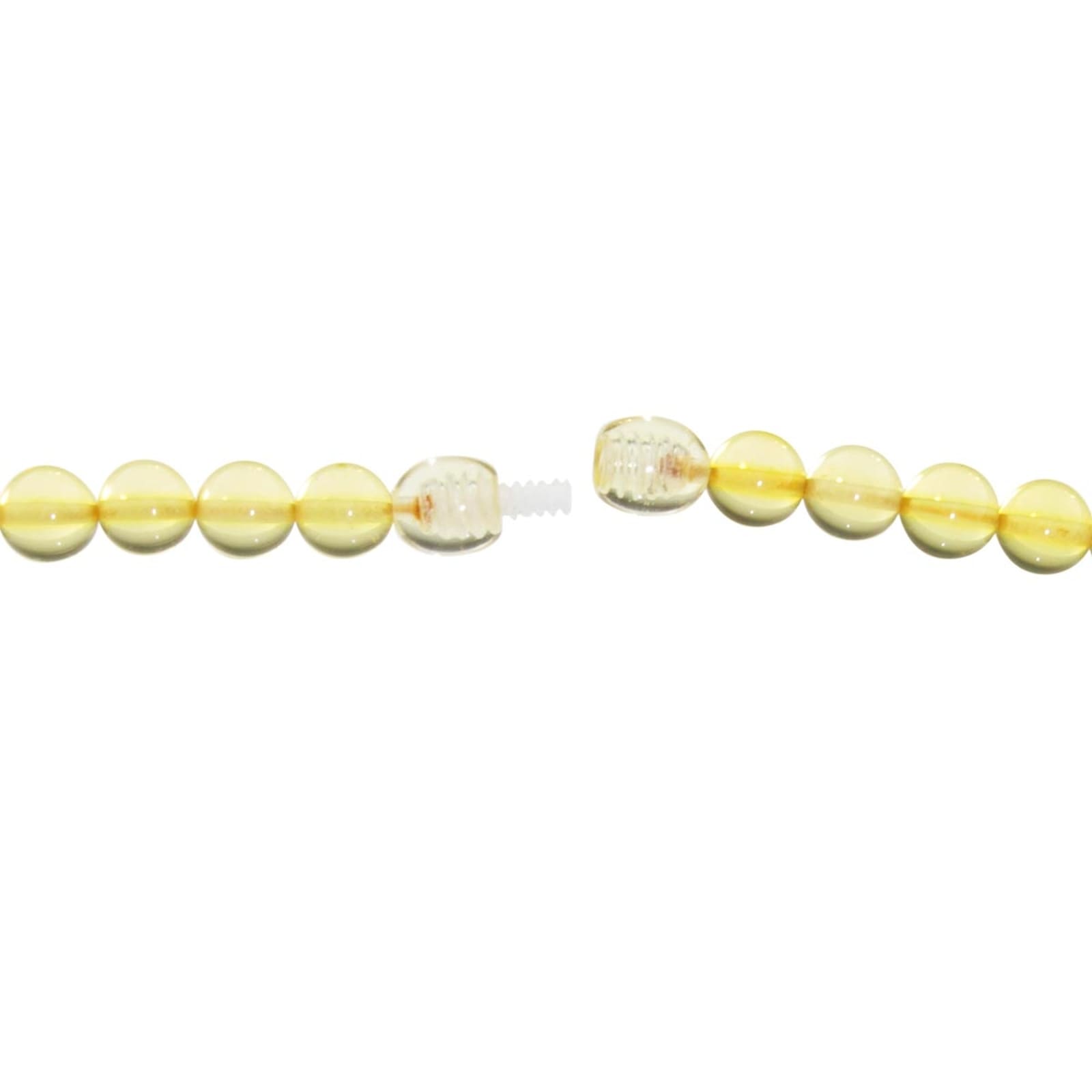 OSTSEE-SCHMUCK Kette ohne Anhänger »- Kugel 8 mm - Bernstein -,«