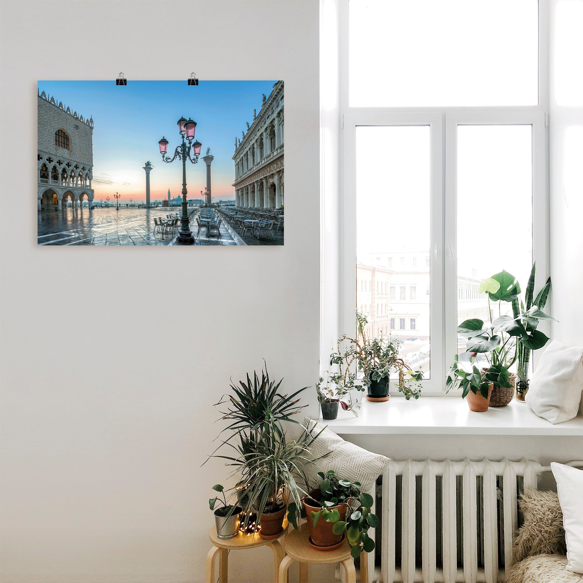 Artland Wandbild »Markusplatz in Venedig«, Venedig, (1 St.), als Alubild,  Leinwandbild, Wandaufkleber oder Poster in versch. Größen im OTTO Online  Shop | Poster