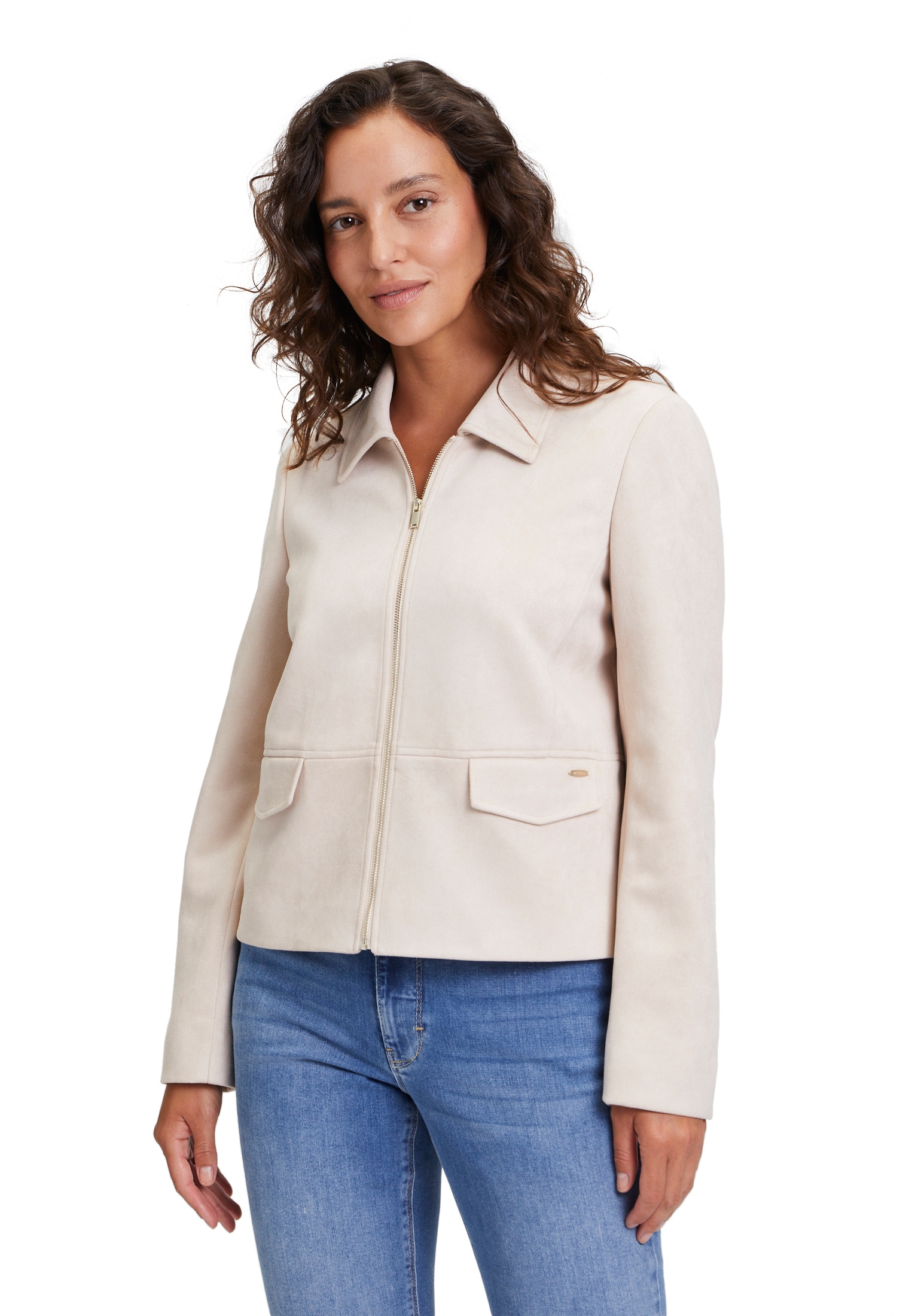 Betty&Co Jackenblazer »Casual-Jacke mit Kragen«