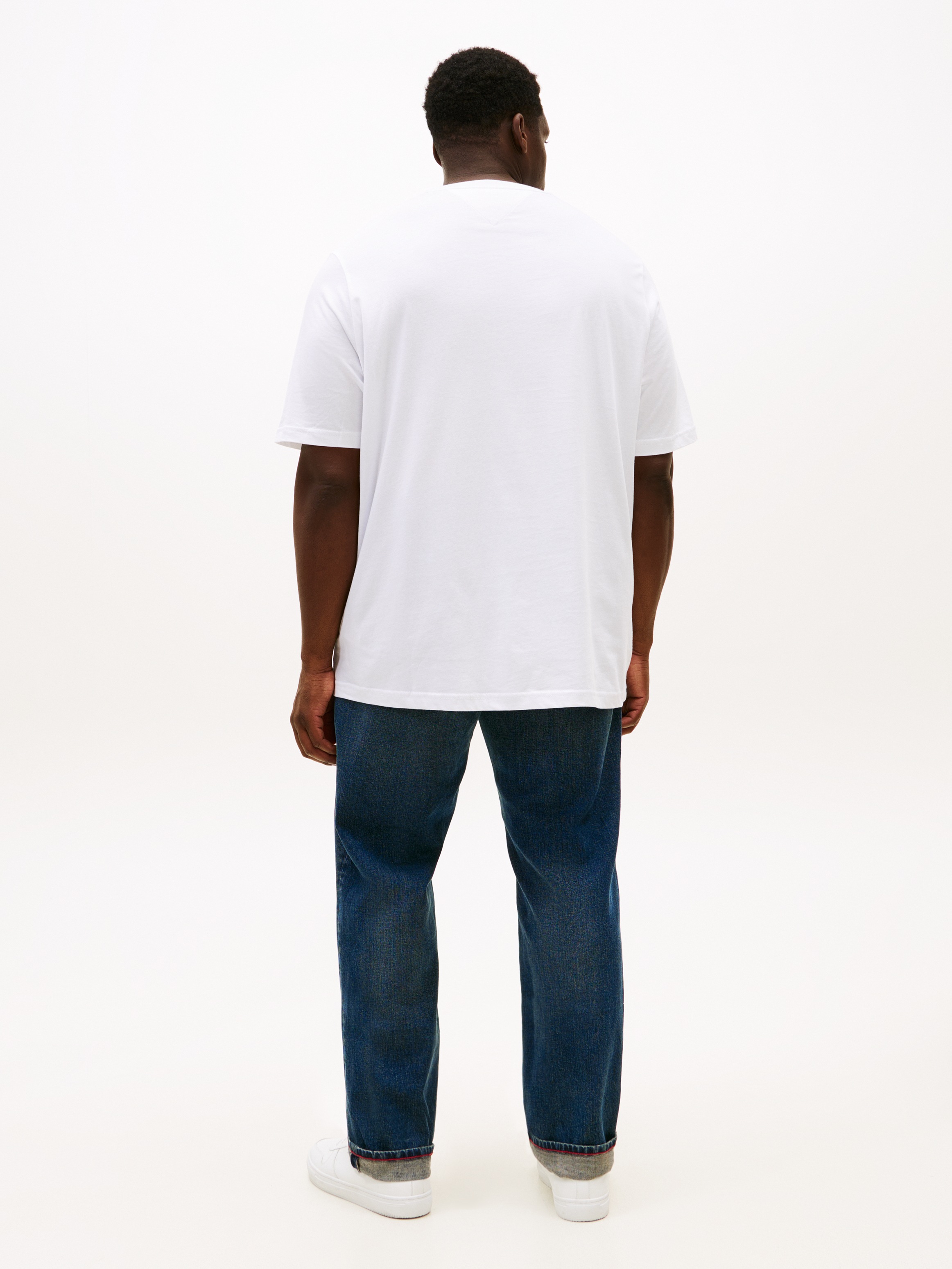 Tommy Hilfiger Big & Tall T-Shirt »BT-BRAND LOVE SMALL CENTER« Große Größen, Rundhals, kleiner Logoprint