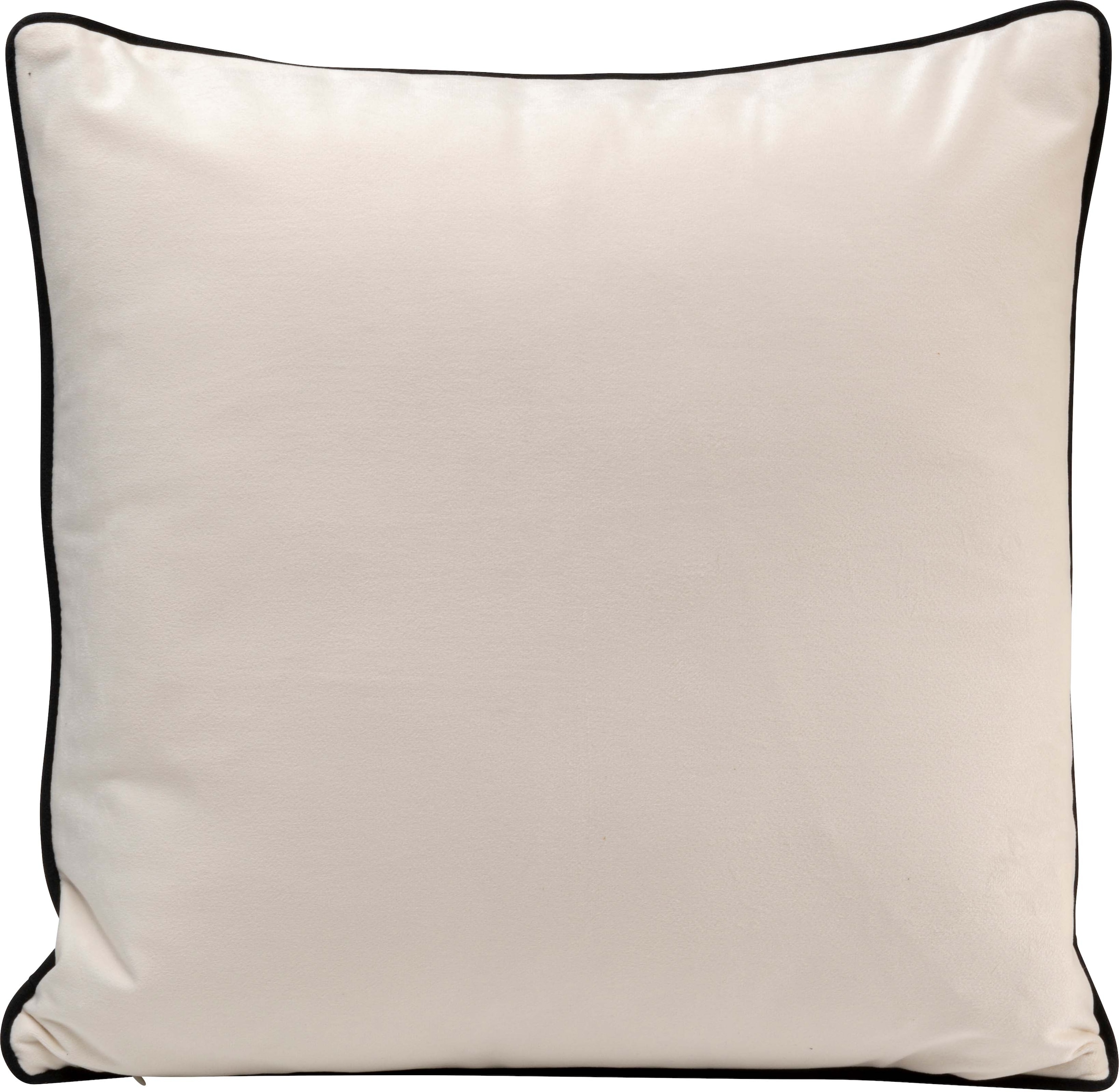 Kare Design Dekokissen »Jacky, Kissenhülle mit Füllung, 45x45 cm« stützt Kopf und Nacken angenehm und sorgt für erholsamen Schlaf