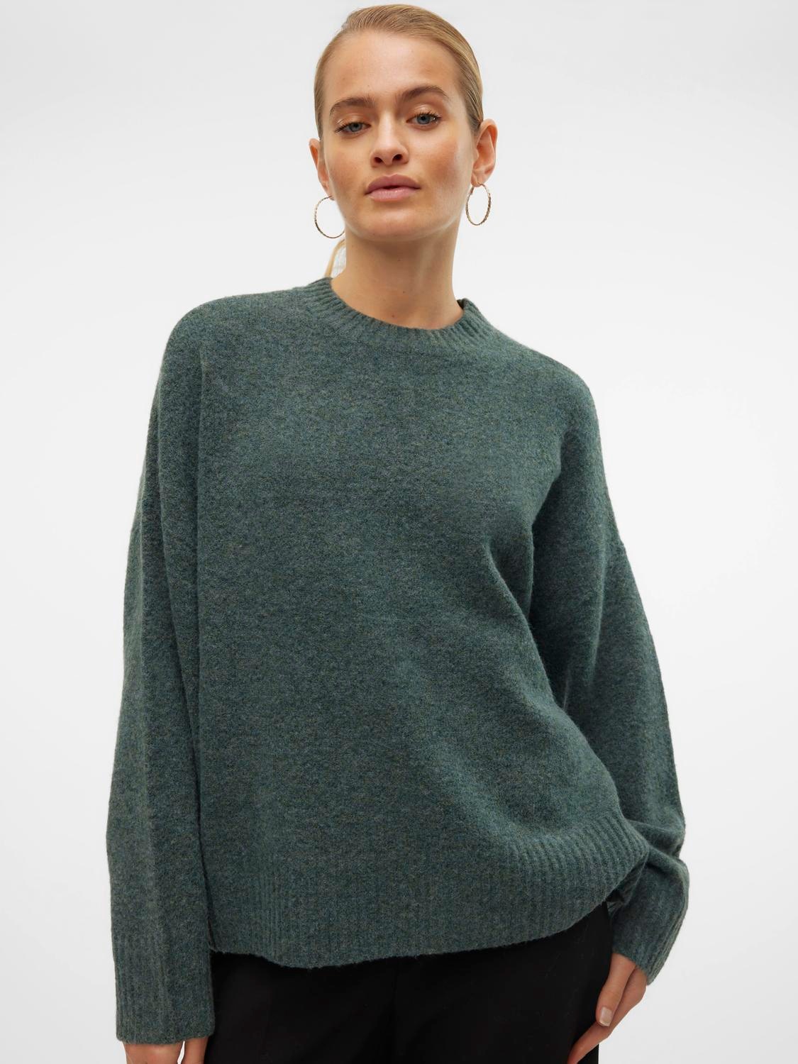 Vero Moda Strickpullover »VMBOOM LS O-NECK PULLOVER GA NOOS«