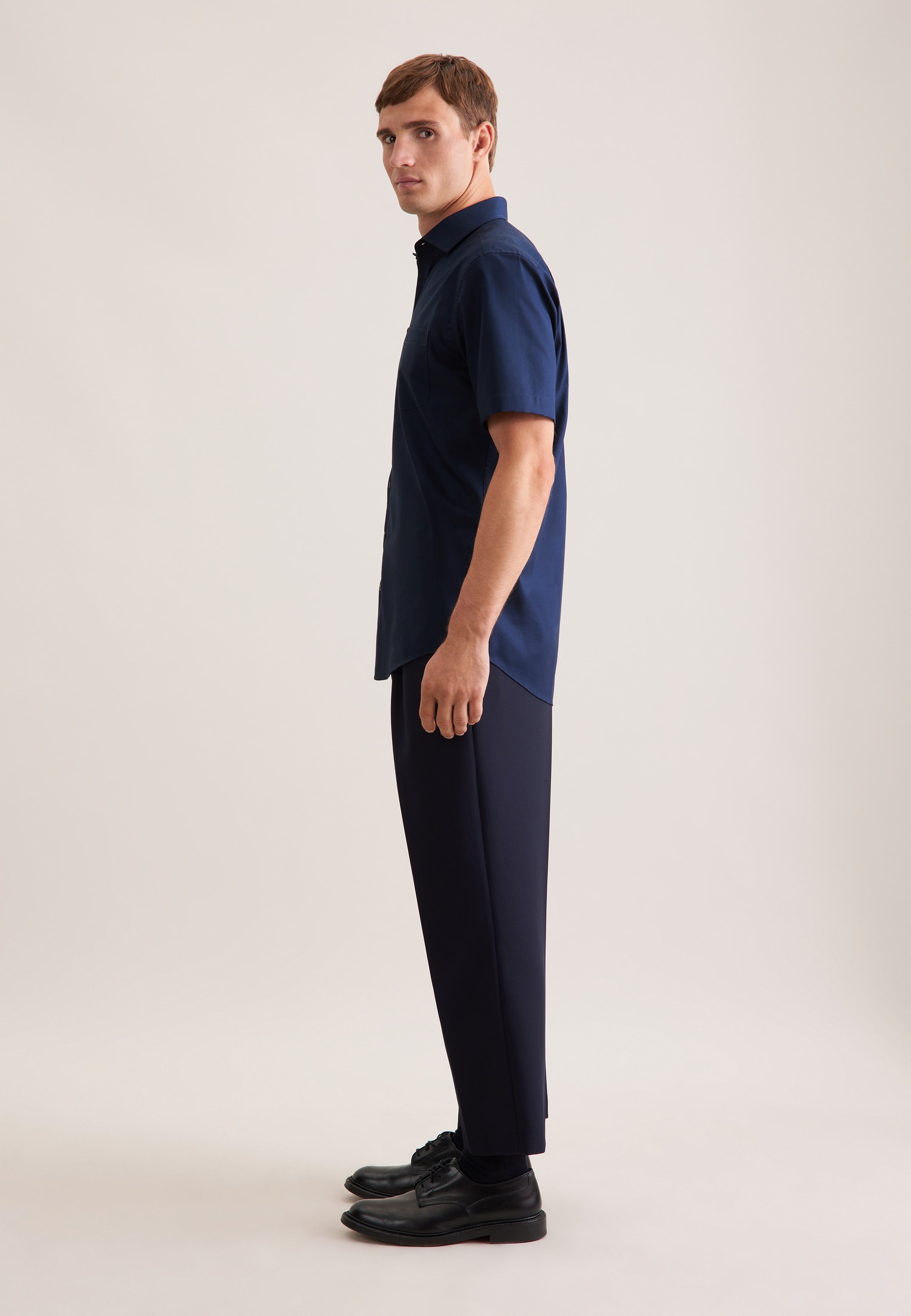 seidensticker Businesshemd »Schwarze Rose« Regular 1/2 Kentkragen Uni