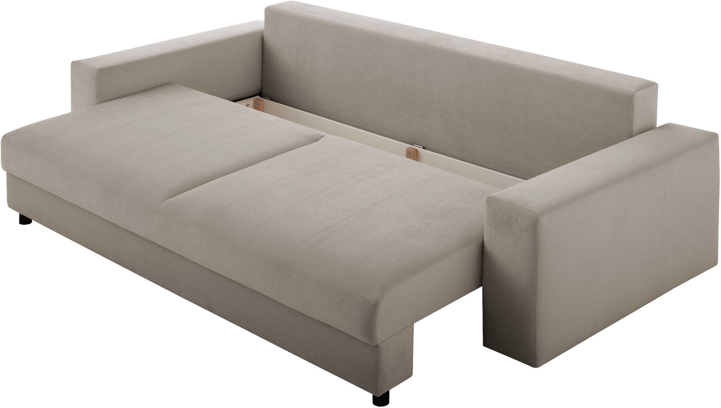 LeGer Home by Lena Gercke Schlafsofa »Imoga, Polster mit Schlaffunktion, 3-Sitzer Sofa, Couch mit Bettkasten«, in modernen Farben und Stoffen, Bettfunktion, Liegefläche: 200x150 cm