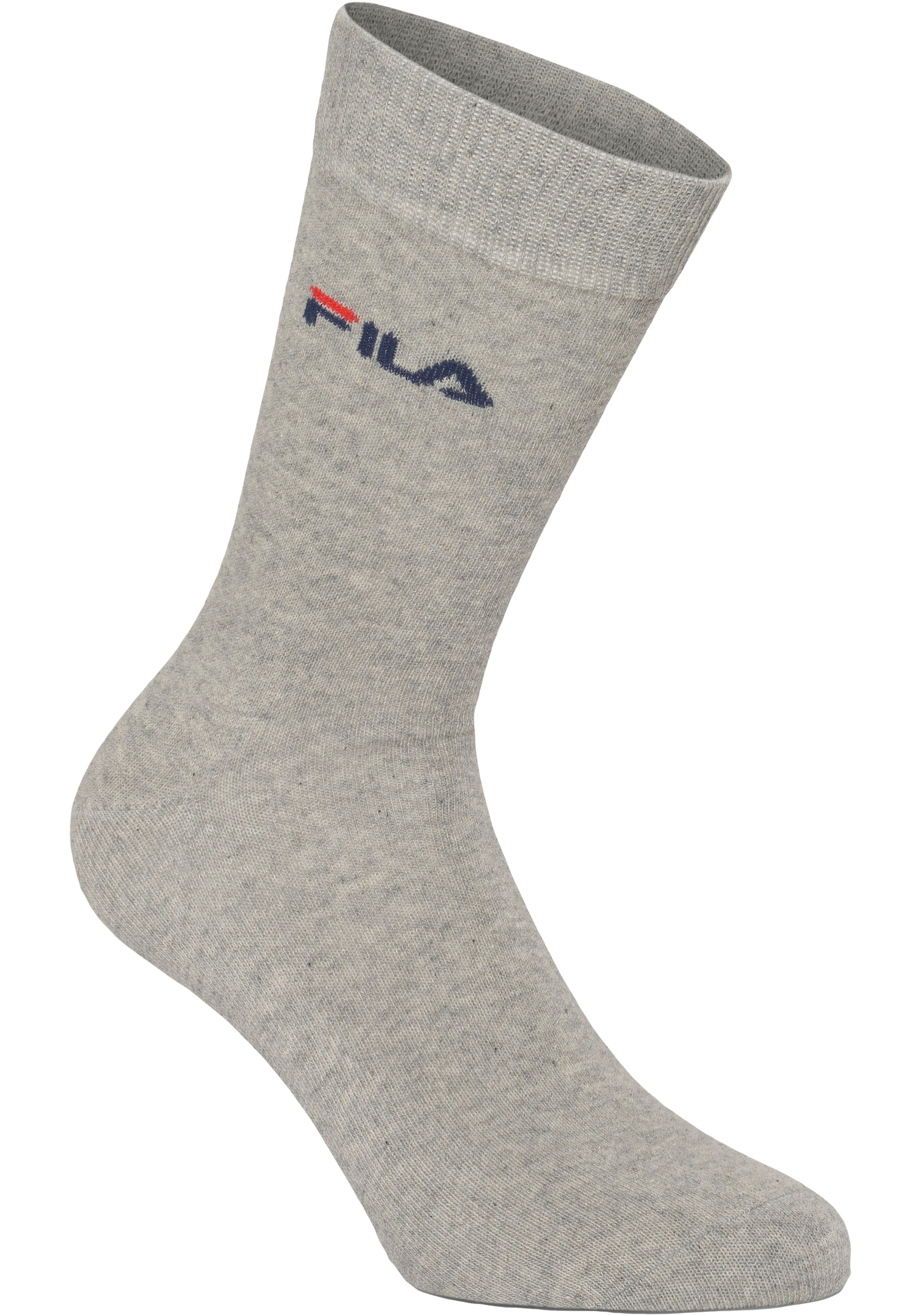 Fila Businesssocken »UNISEX LIFESTYLE PLAIN SOCKS«, (6 Paar), mit eingestrickem Logo