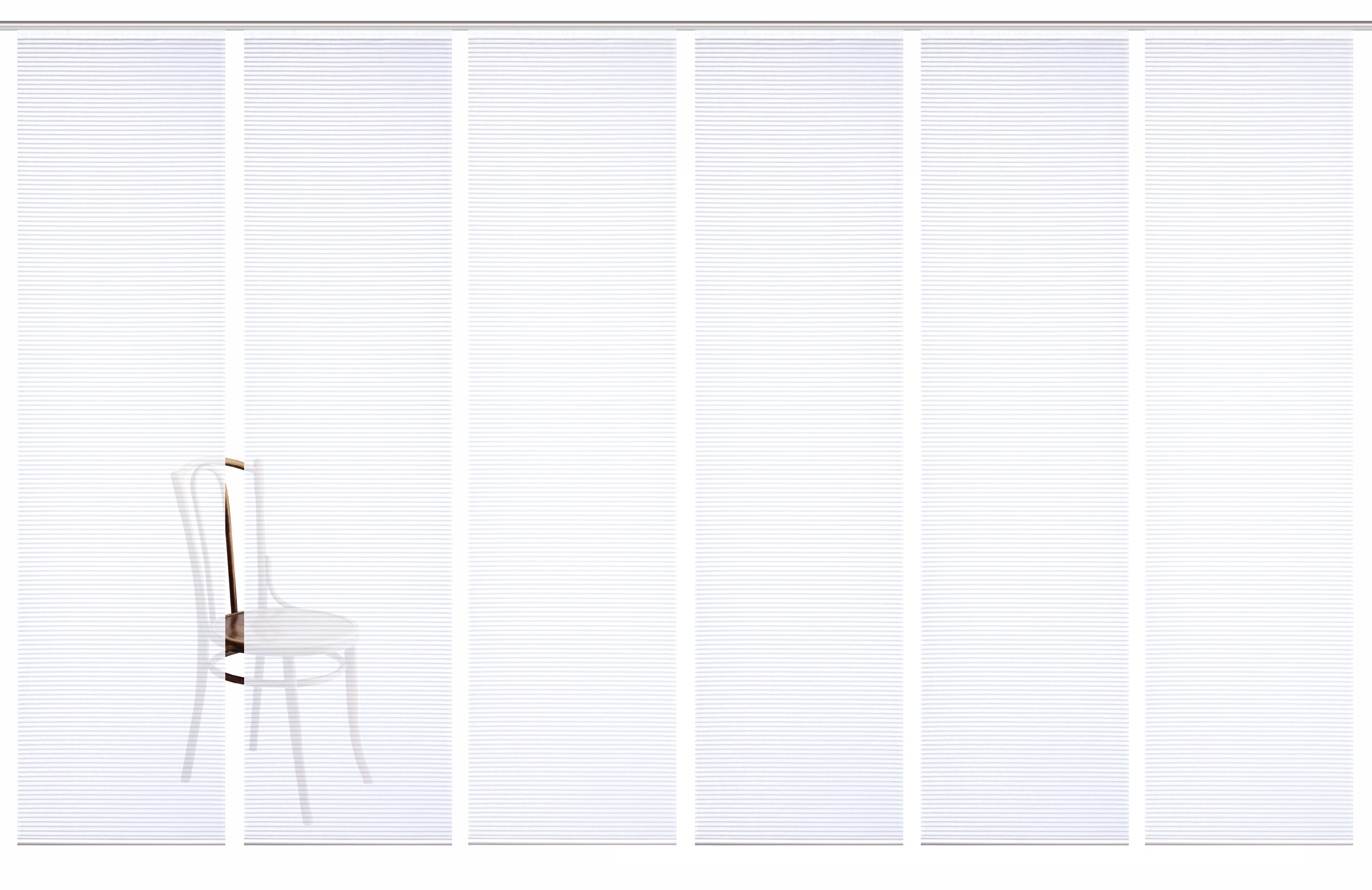 HOME in green Schiebegardine »ROMOLUS« Paneelwagen 6 Stk. tlg. SET DIGITALDRUCK,BAMBUSOPTIK RECYCELT