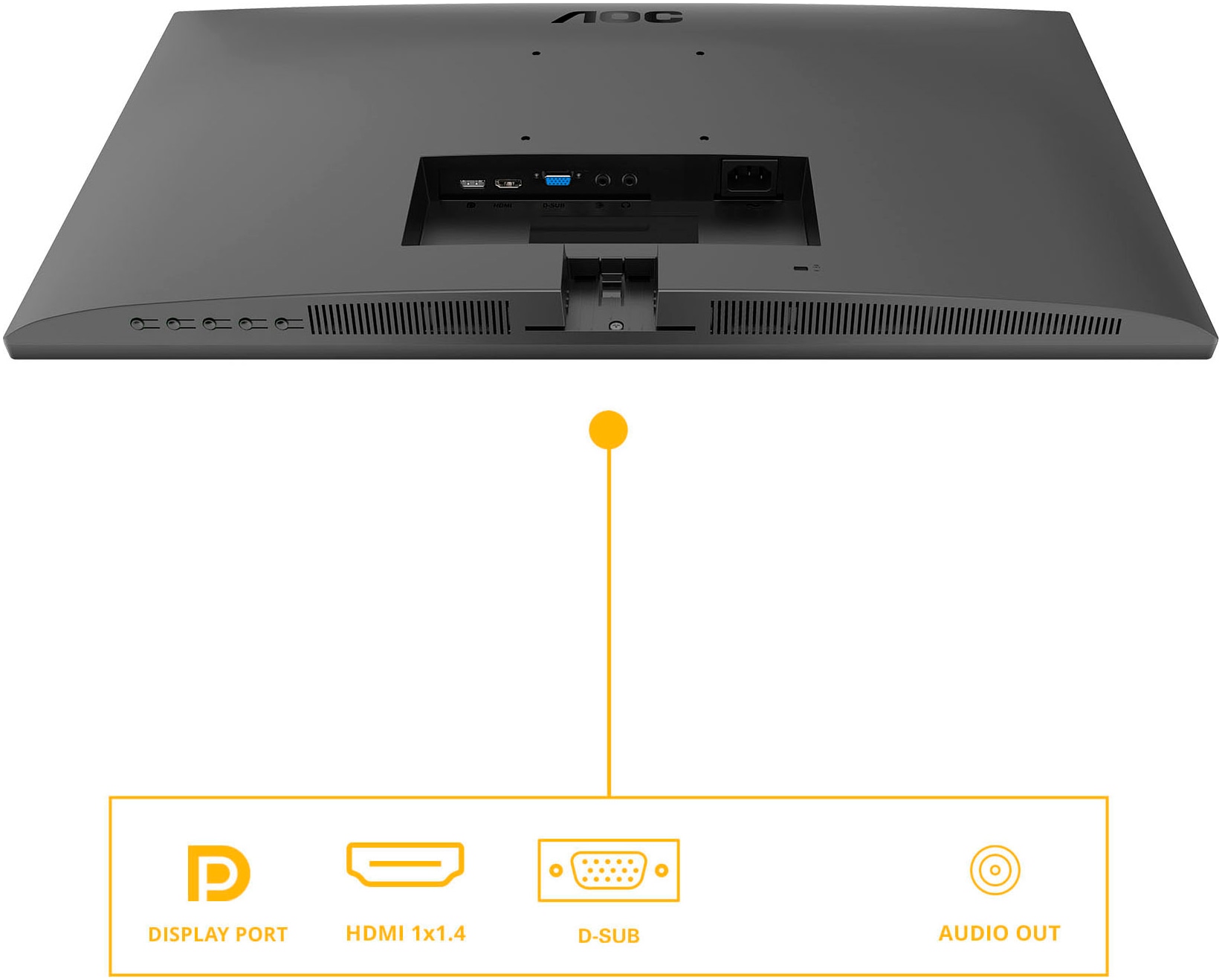 AOC LED-Monitor »24B3QA2«, 61 cm/24 Zoll, 1920 x 1080 px, Full HD, 4 ms Reaktionszeit, 120 Hz