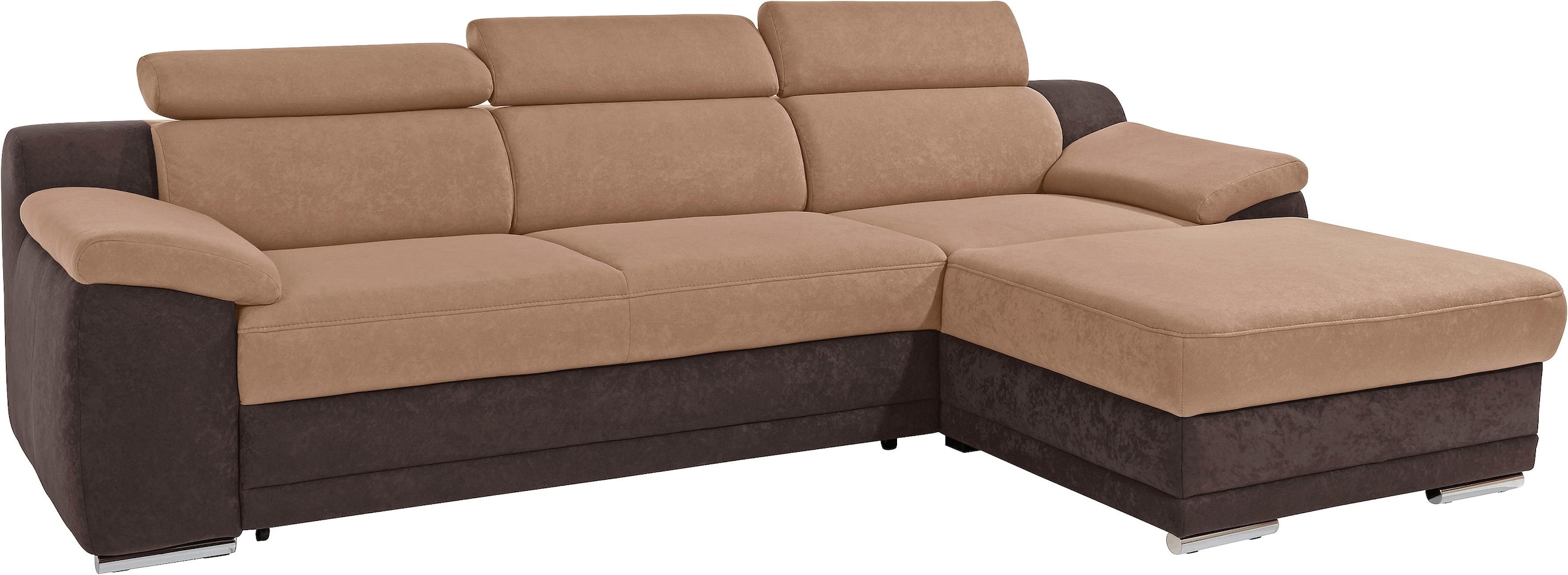 sit&more Ecksofa »Xenia L-Form« wahlweise mit Bettfunktion