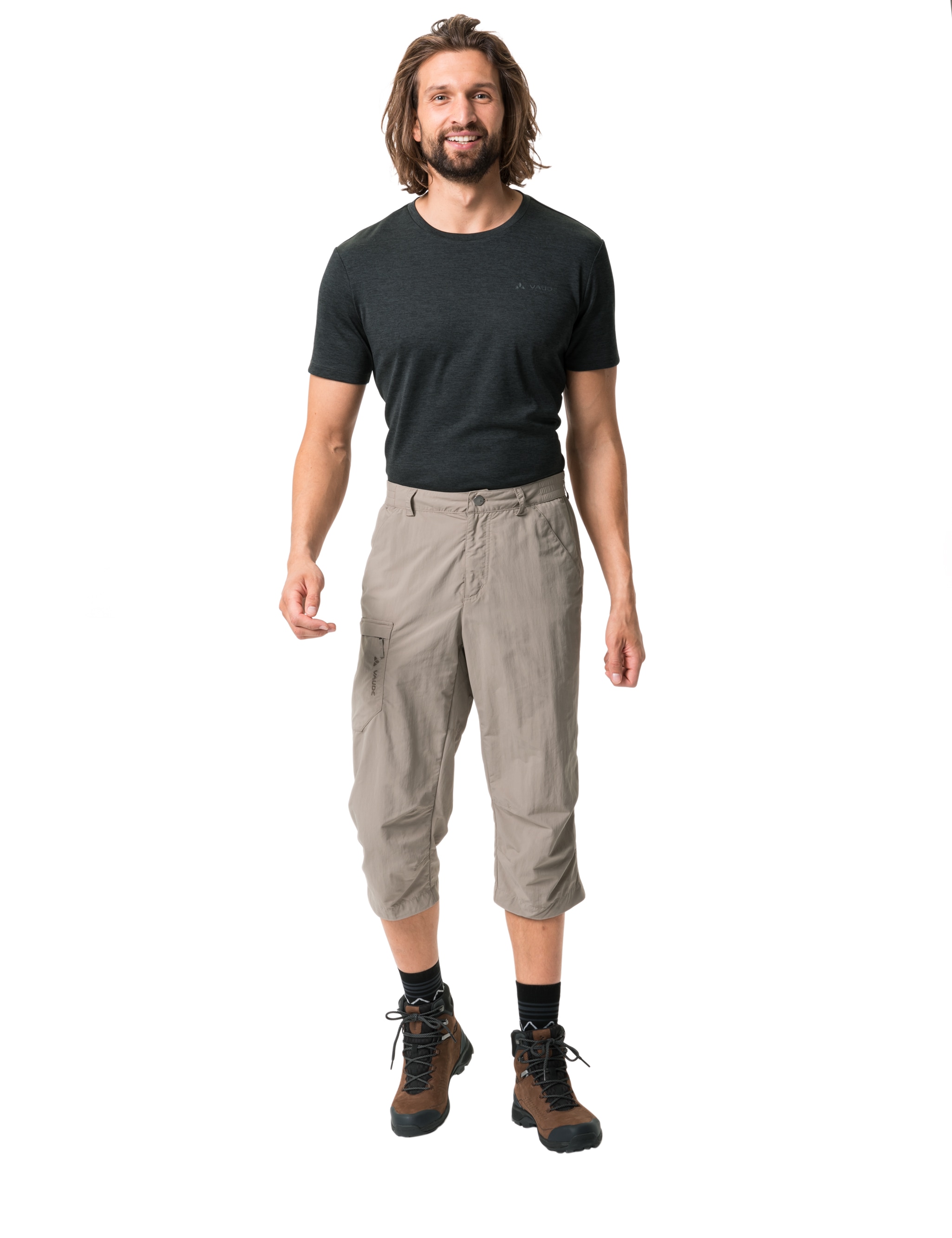 VAUDE 3/4-Hose »MEN'S FARLEY CAPRI PANTS II«, mit Reißverschlusstaschen