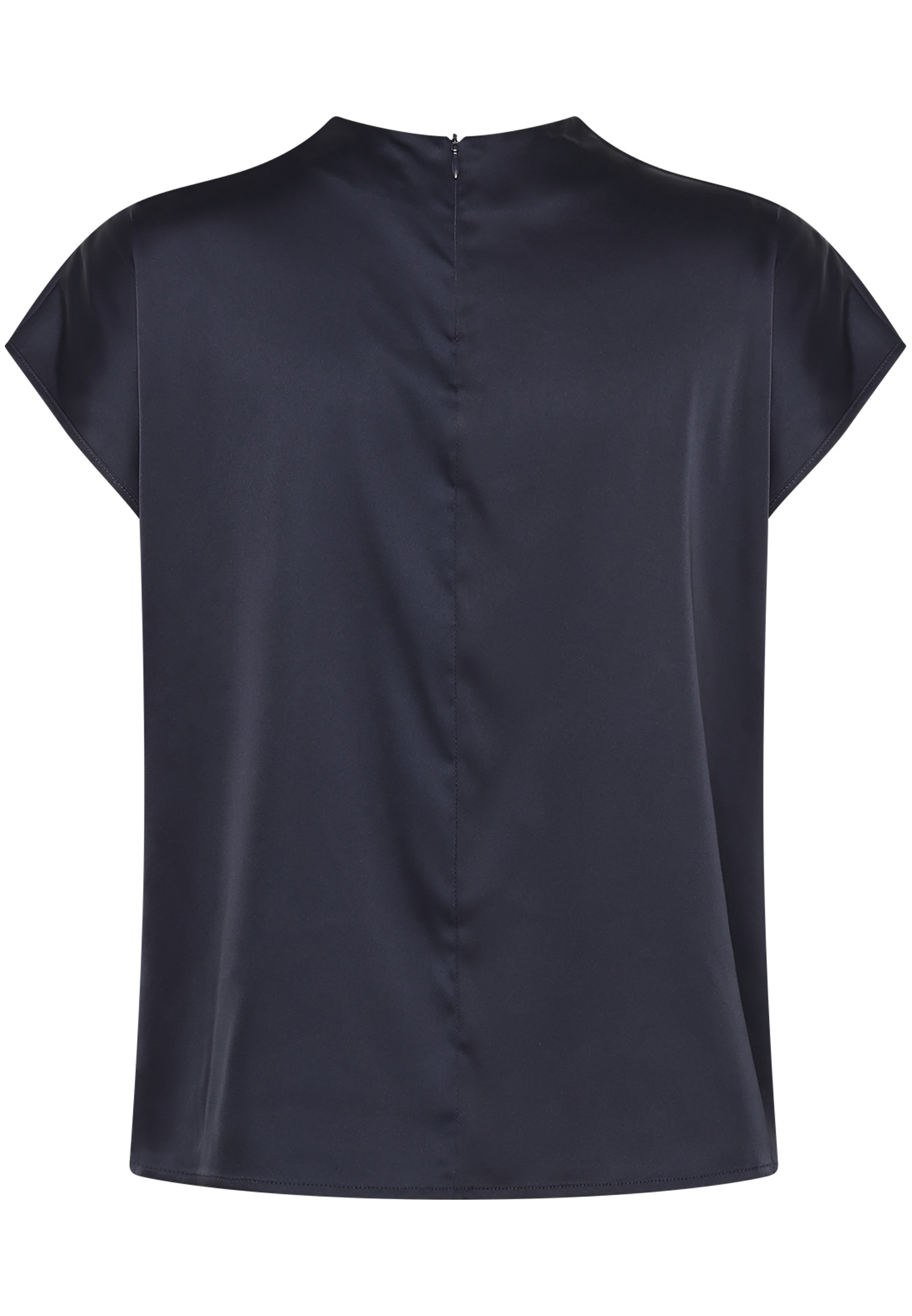 Zero Satinbluse »Satin-Bluse mit Kragen«