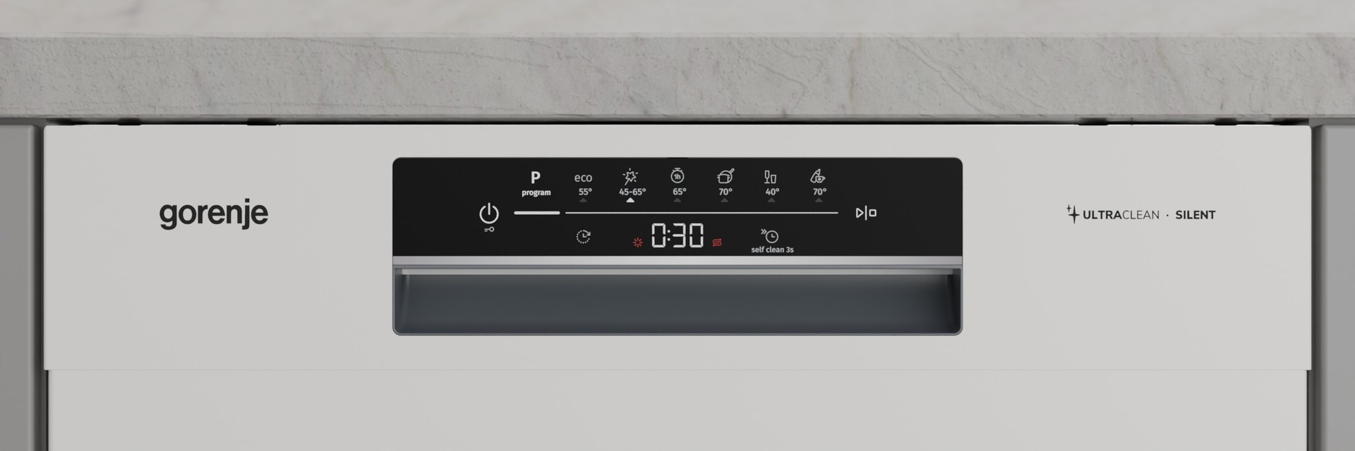 GORENJE Unterbaugeschirrspüler »GU642D90W«, 14 Maßgedecke