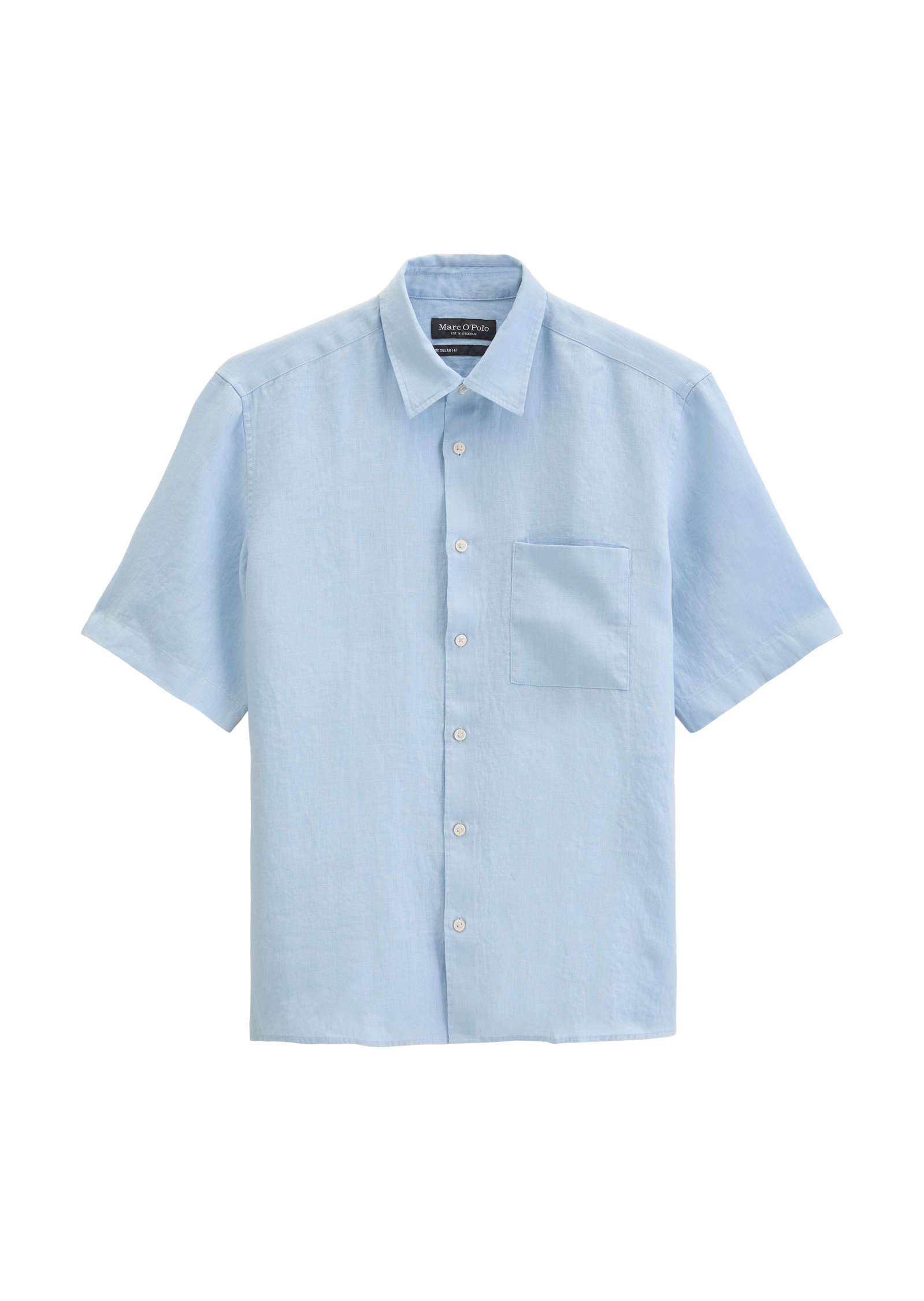 Marc O'Polo Leinenhemd mit aufgesetzter Brusttasche