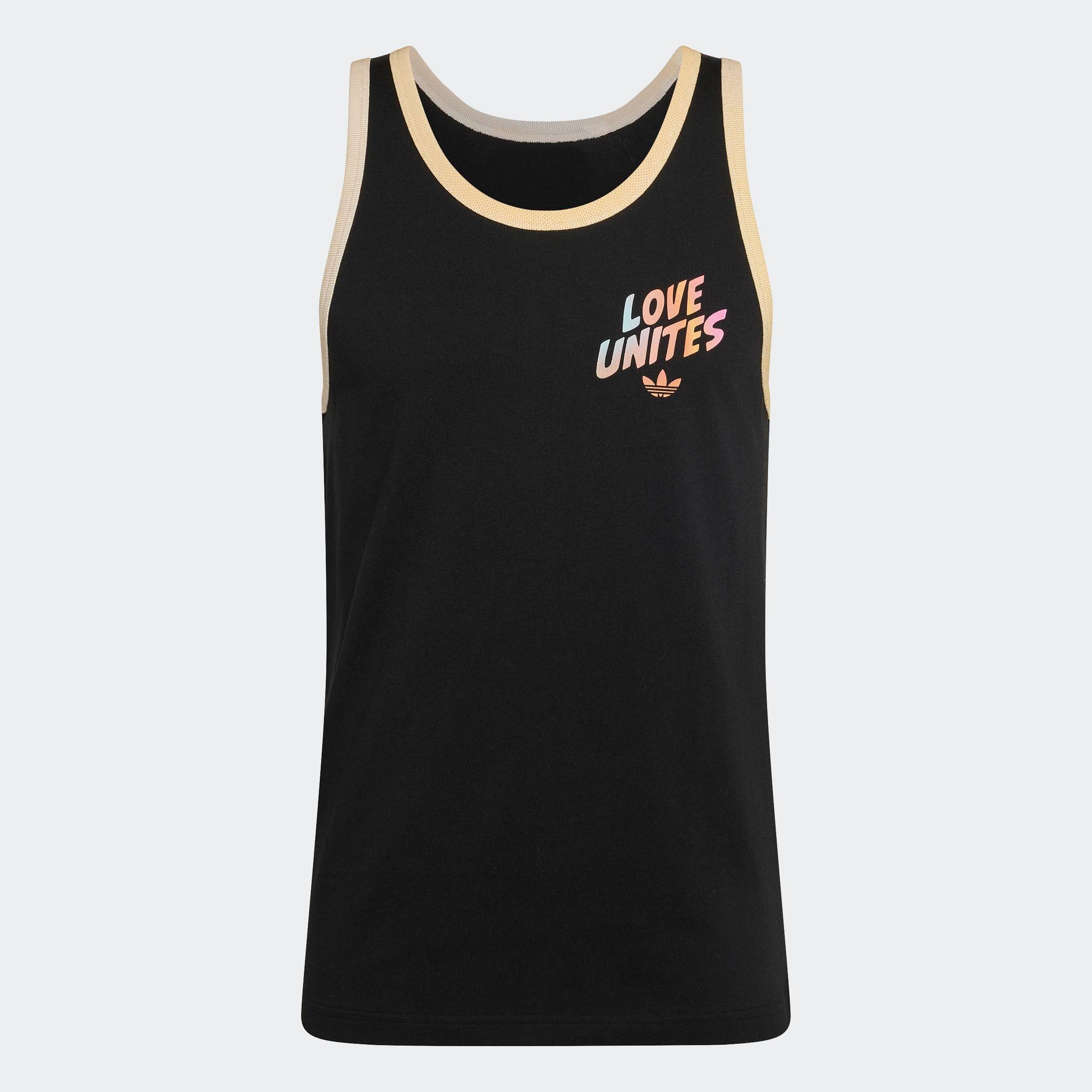 adidas Originals Tanktop »PRIDE GFX TANK« für Erwachsene, mit Rundhalsausschnitt, ohne Verschluss, aus Baumwolle