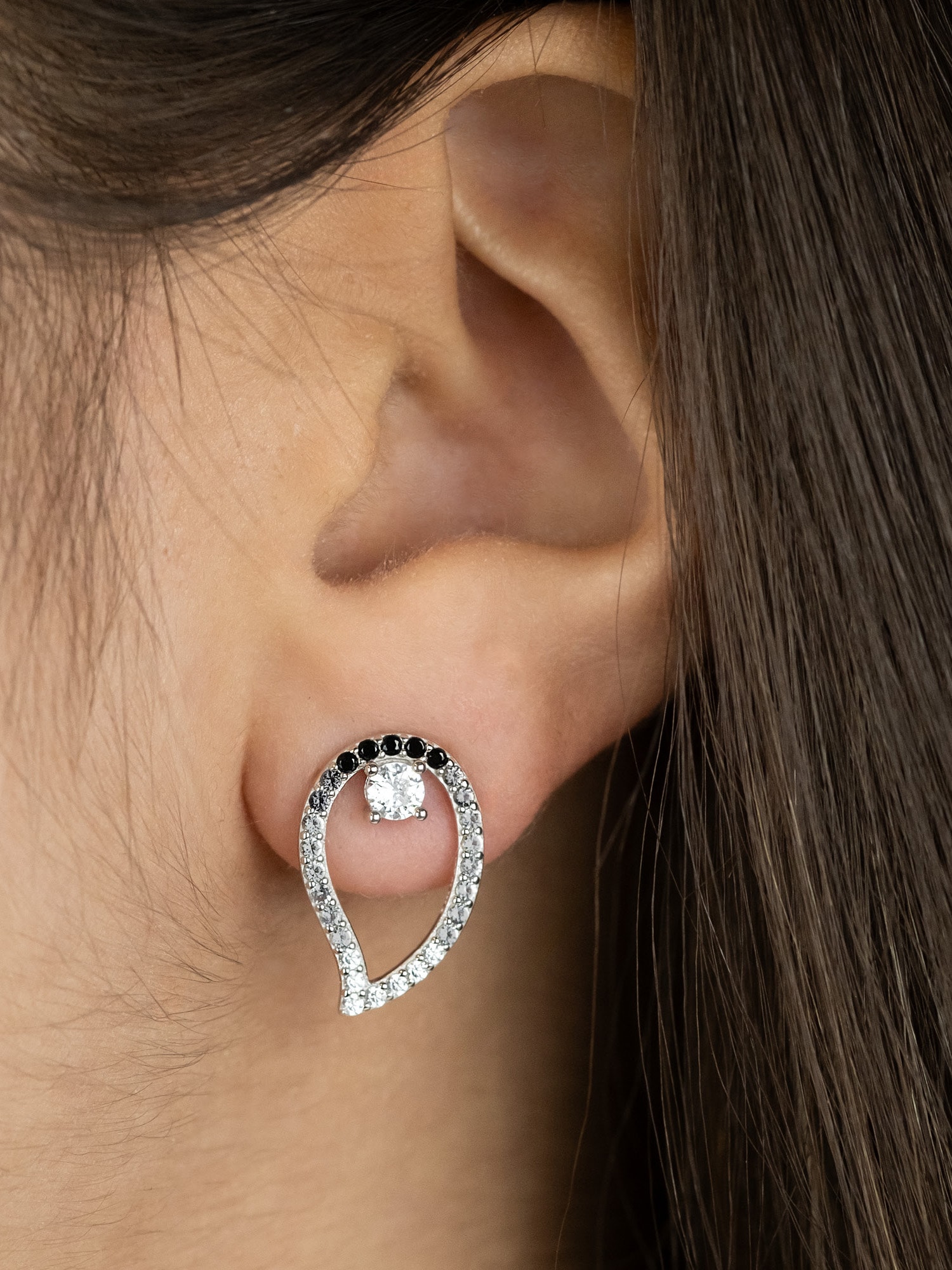 Engelsrufer Paar Ohrstecker »Yin Yang Tropfen« Made in Germany - mit Zirkonia (synth.)