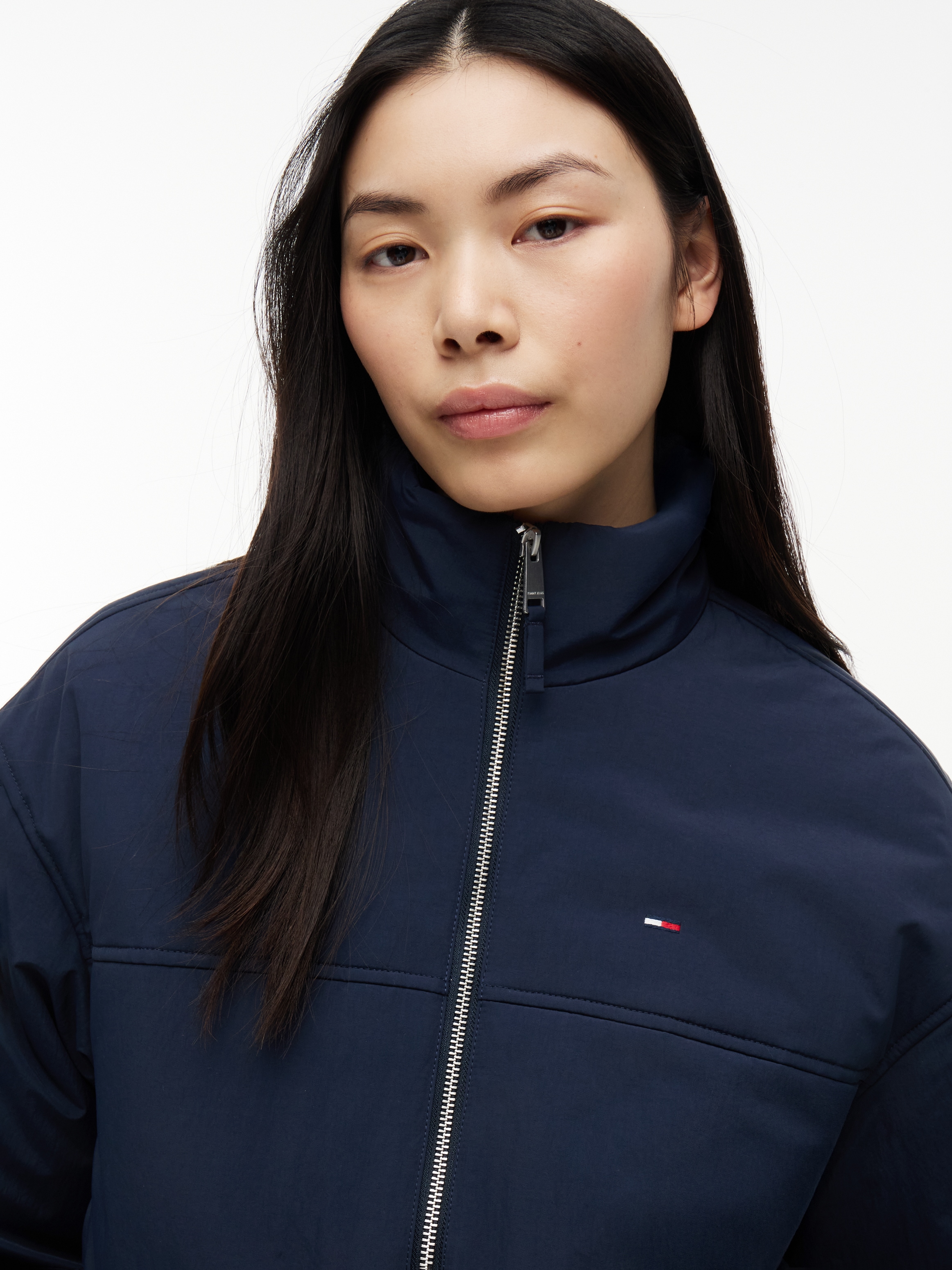 Tommy Jeans Blouson »TJW PADDED HIGH NECK JACKET« Kunstfaser