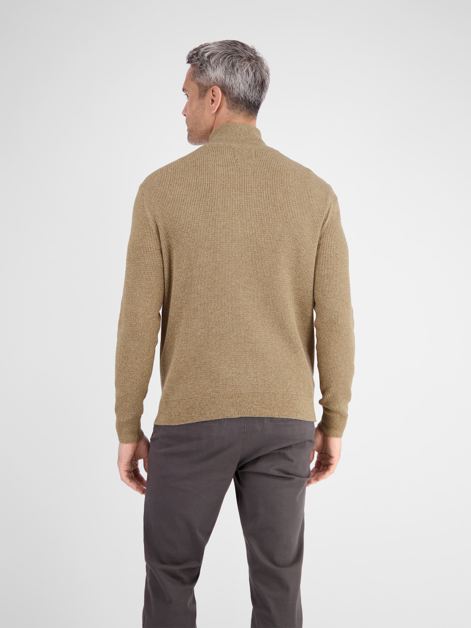 LERROS Troyer »LERROS Herren Stricktroyer in Melange-Optik«