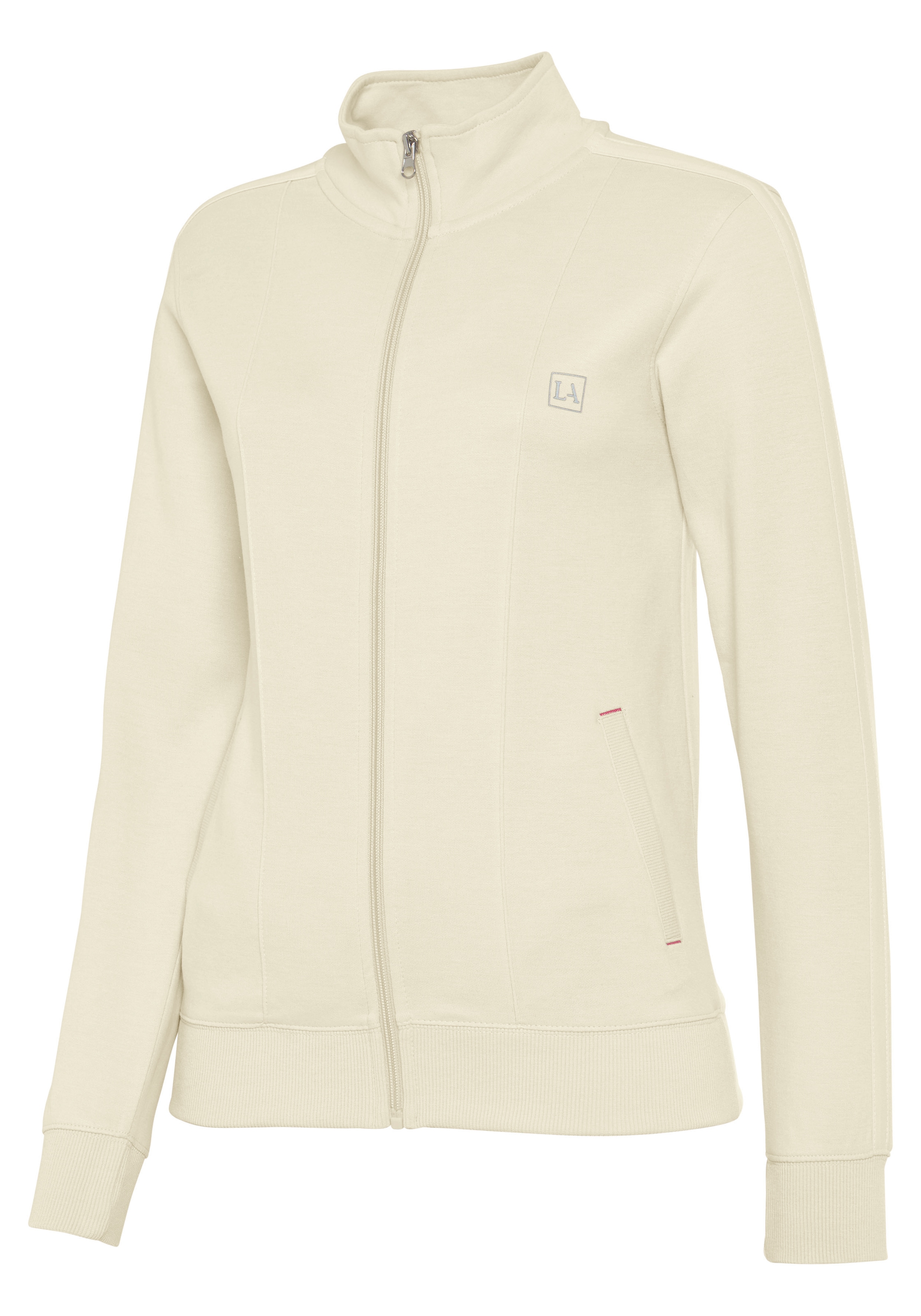 LASCANA ACTIVE Sweatjacke, mit kontrastierendem Einsatz