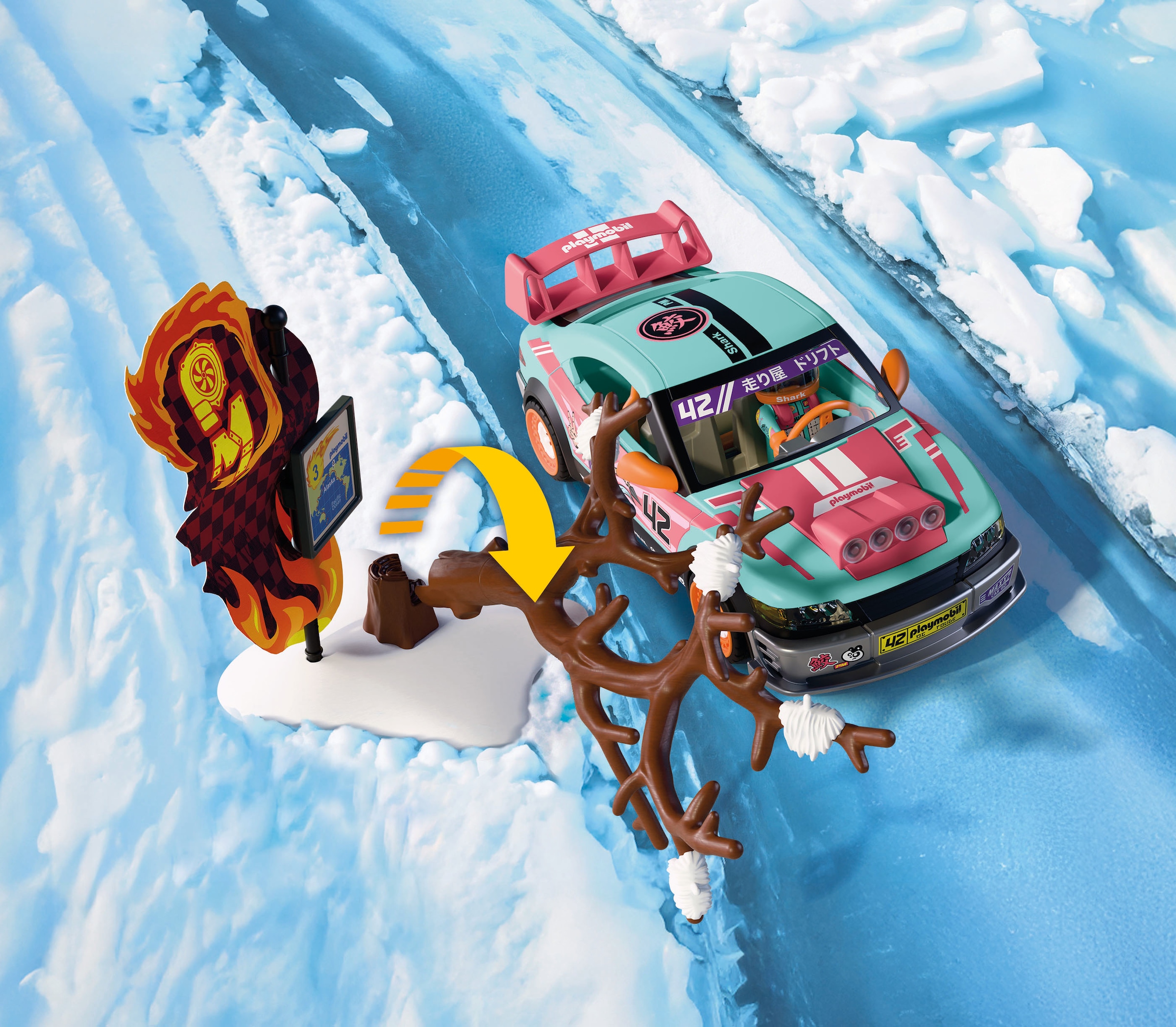 Playmobil® Konstruktions-Spielset »Offroad Tuningcar (72062), City Action« Made in Europe