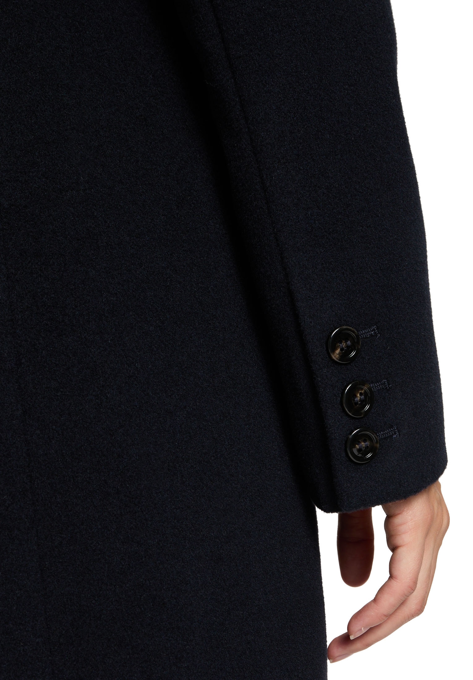 Gil Bret Wolljacke »Wollmantel mit Stehkragen«