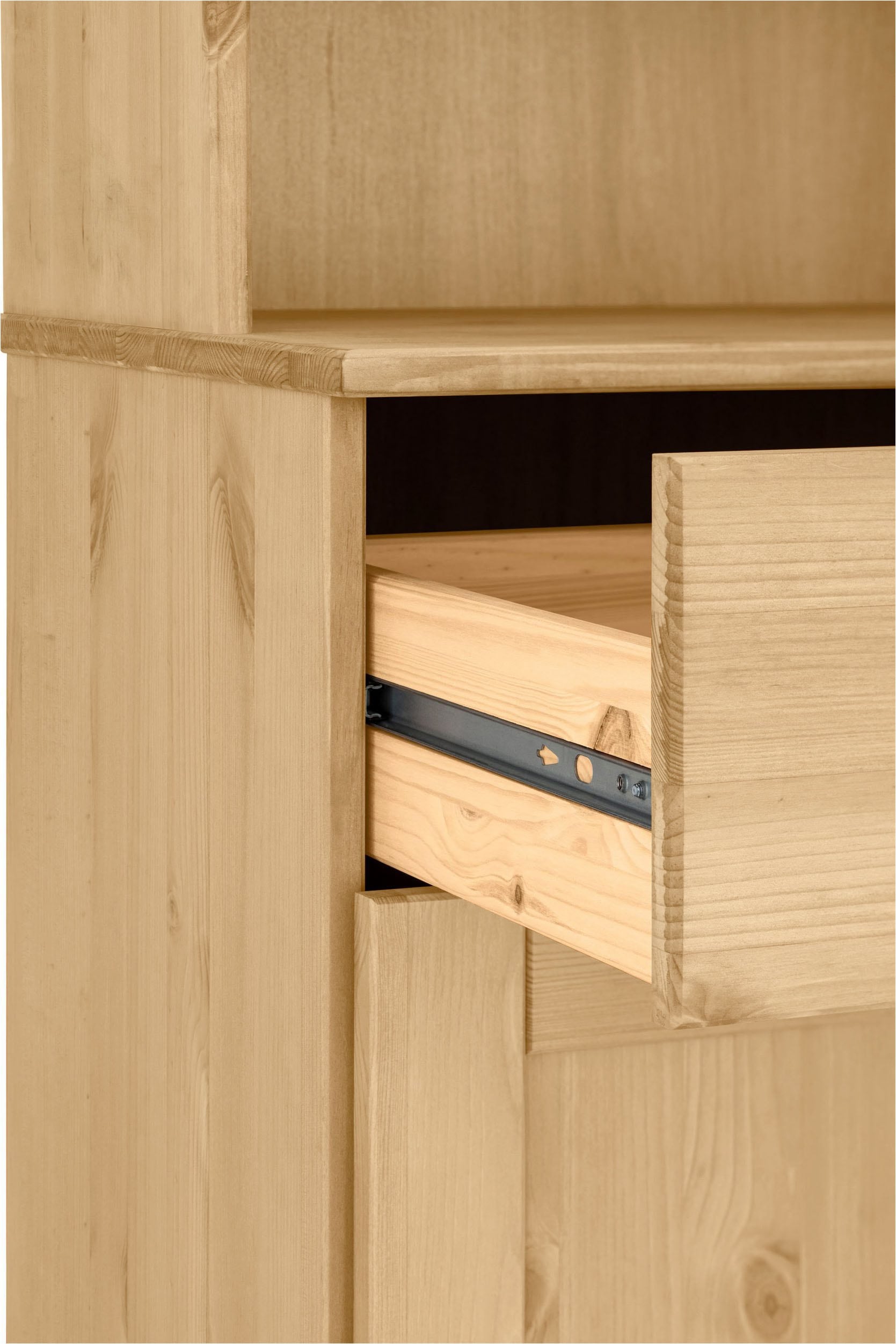 Home affaire Küchenbuffet »Alby« Breite 125 cm, 2 Glastüren, 2 Schubladen