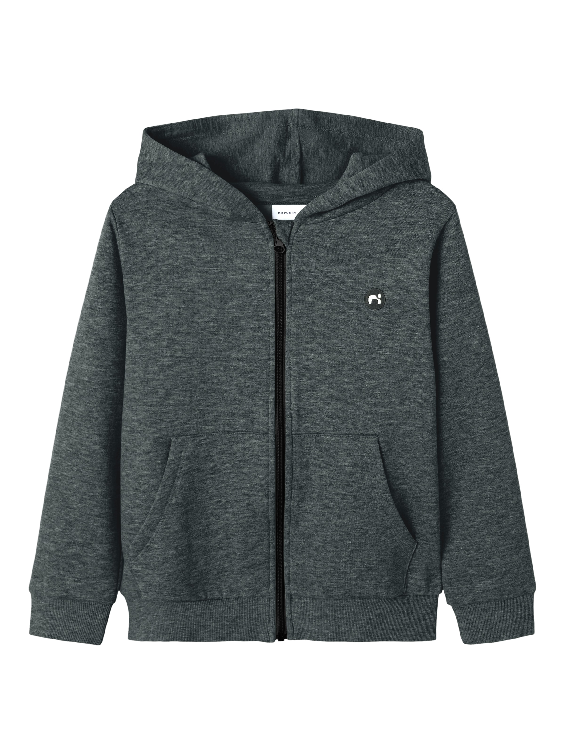 Name It Kapuzensweatjacke »NKMVIMO LS SWEAT CARD BRU NOOS«