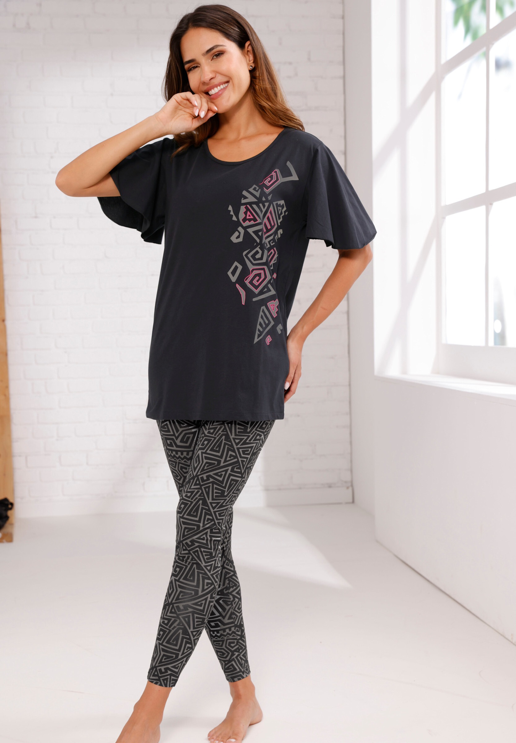 Sieh an! Leggings »Leggings Leggings mit Ethno-Druck«