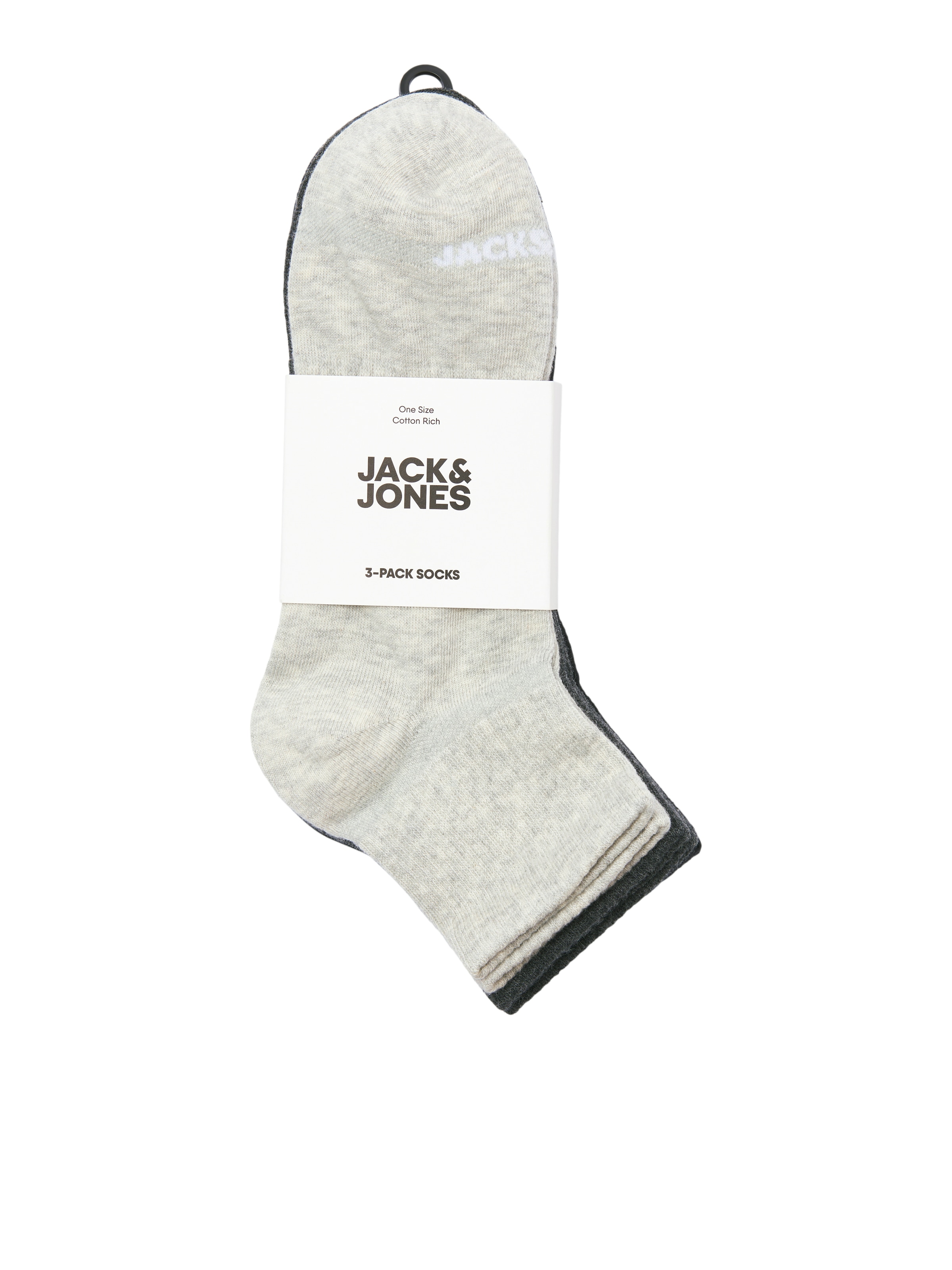Jack & Jones Freizeitsocken »JACLUCA SHORT TENNIS SOCKS 3 PACK NOOS«, (Packung, 3 Paar)