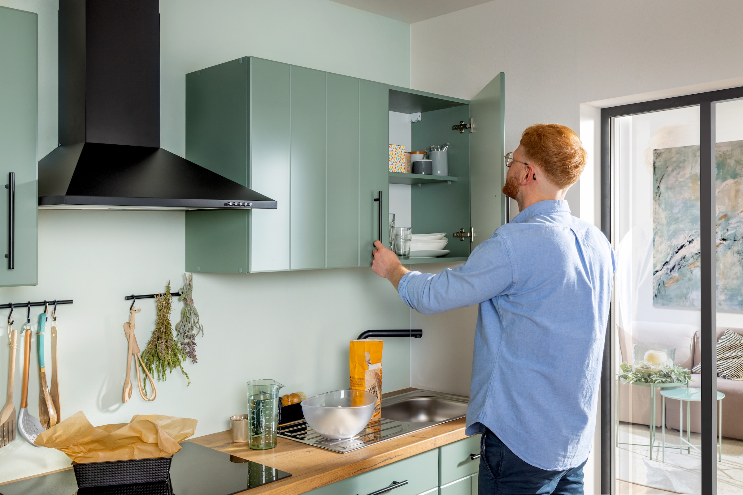 RESPEKTA Küche »Anton« Breite 310 cm, 90 cm Arbeitshöhe, wahlweise mit und ohne E-Geräte