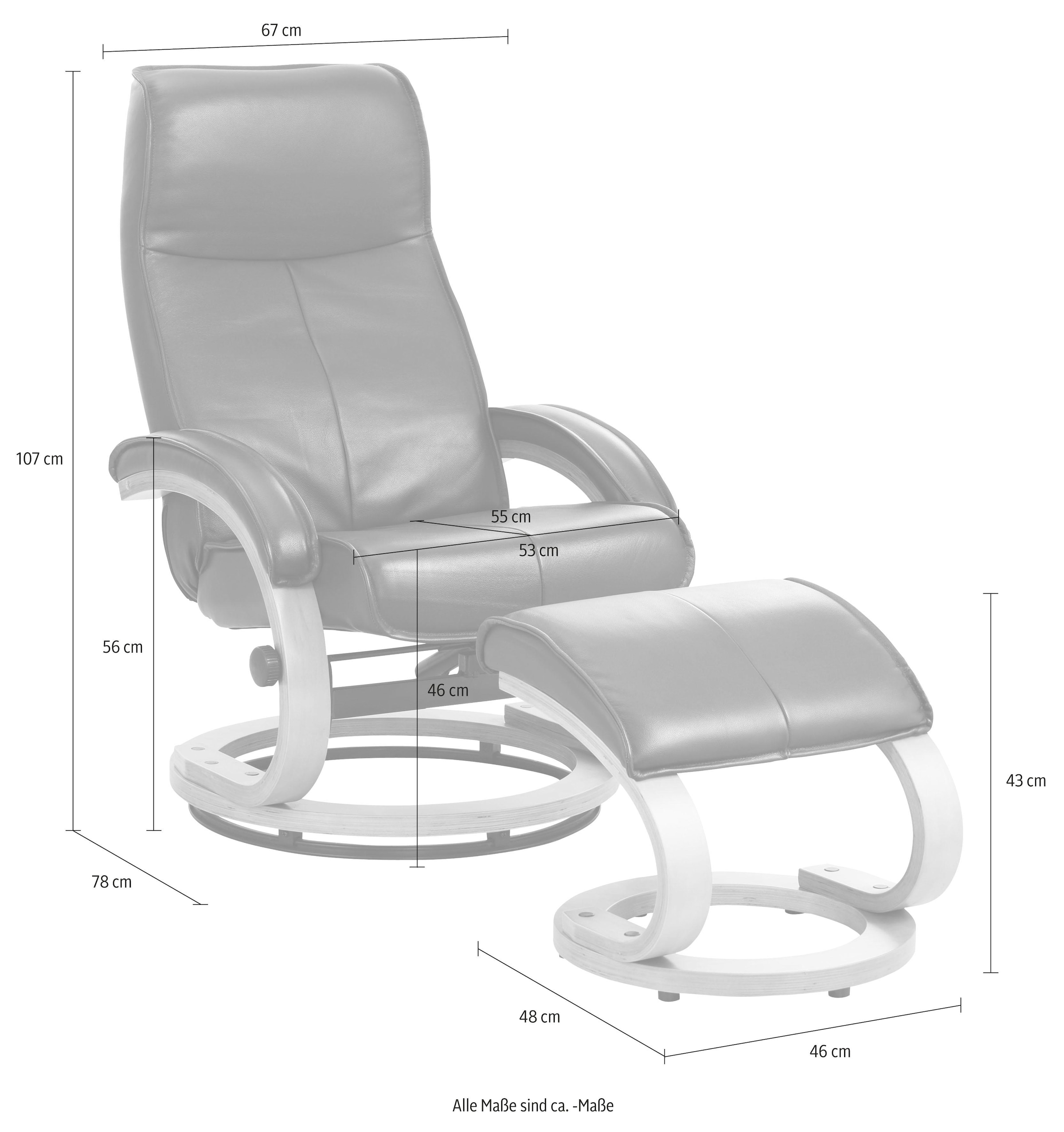 Home affaire Relaxsessel »Paris«, OTTO Hocker St., und mit Sessel aus im passendem Shop (Set, bestehend Online Hocker), 2