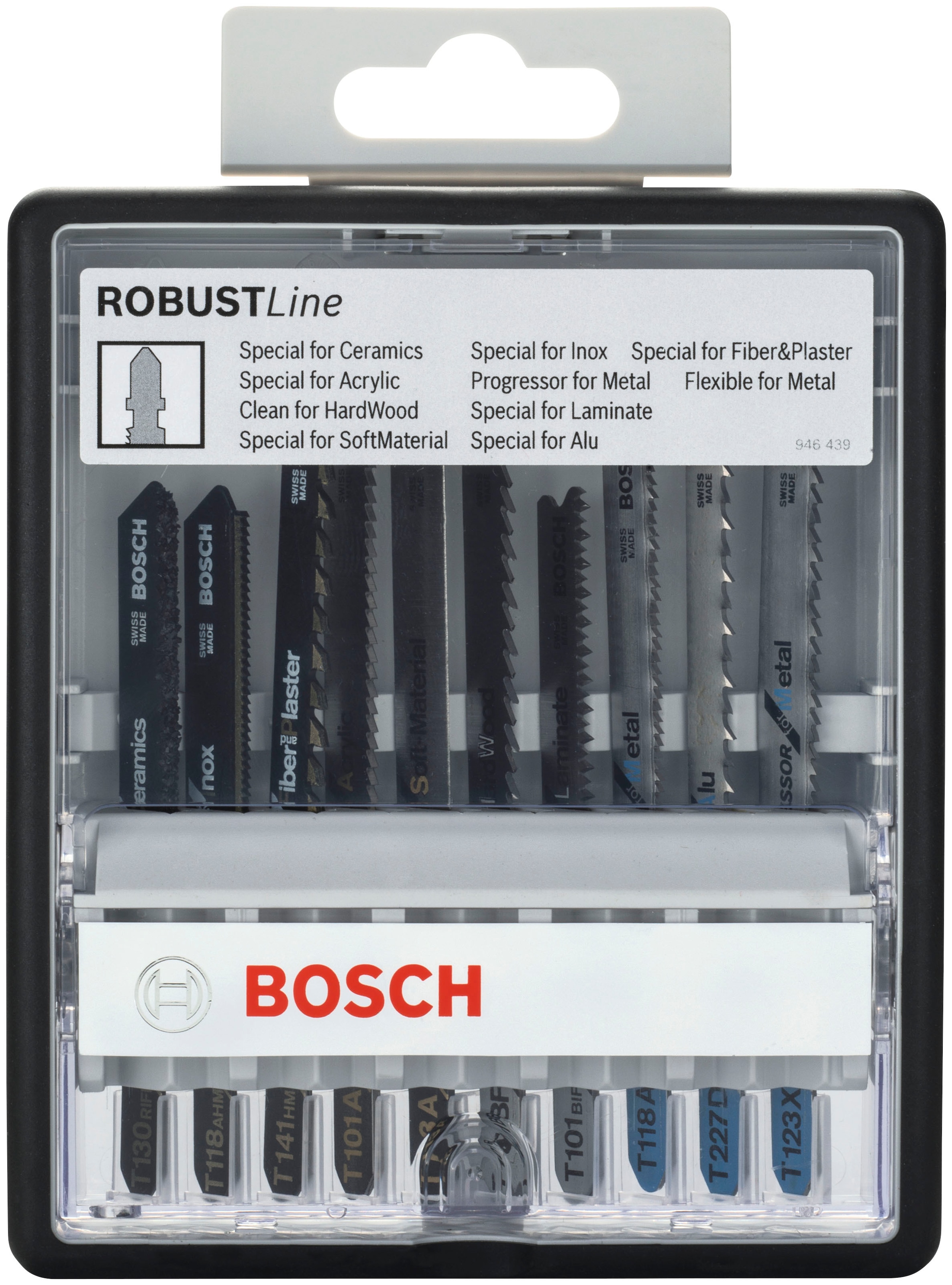 Bosch Professional Werkzeugset »10-teiliges Stichsägeblatt-Set, Shop Materials« Robust Online Speciality im OTTO Line
