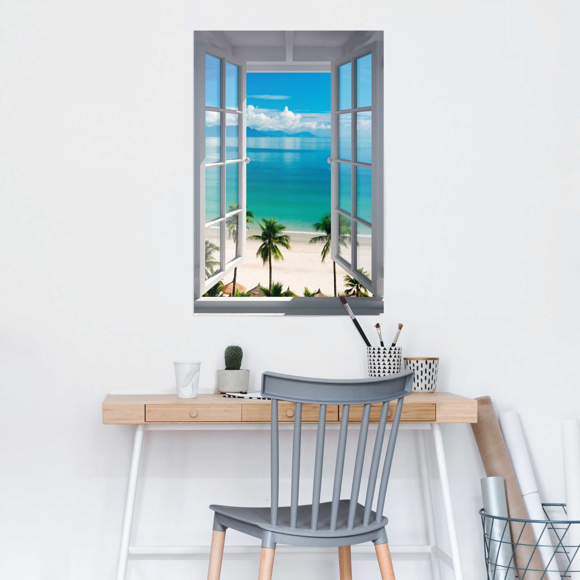 Reinders! Poster »Fenster zum Strand«, (1 St.)